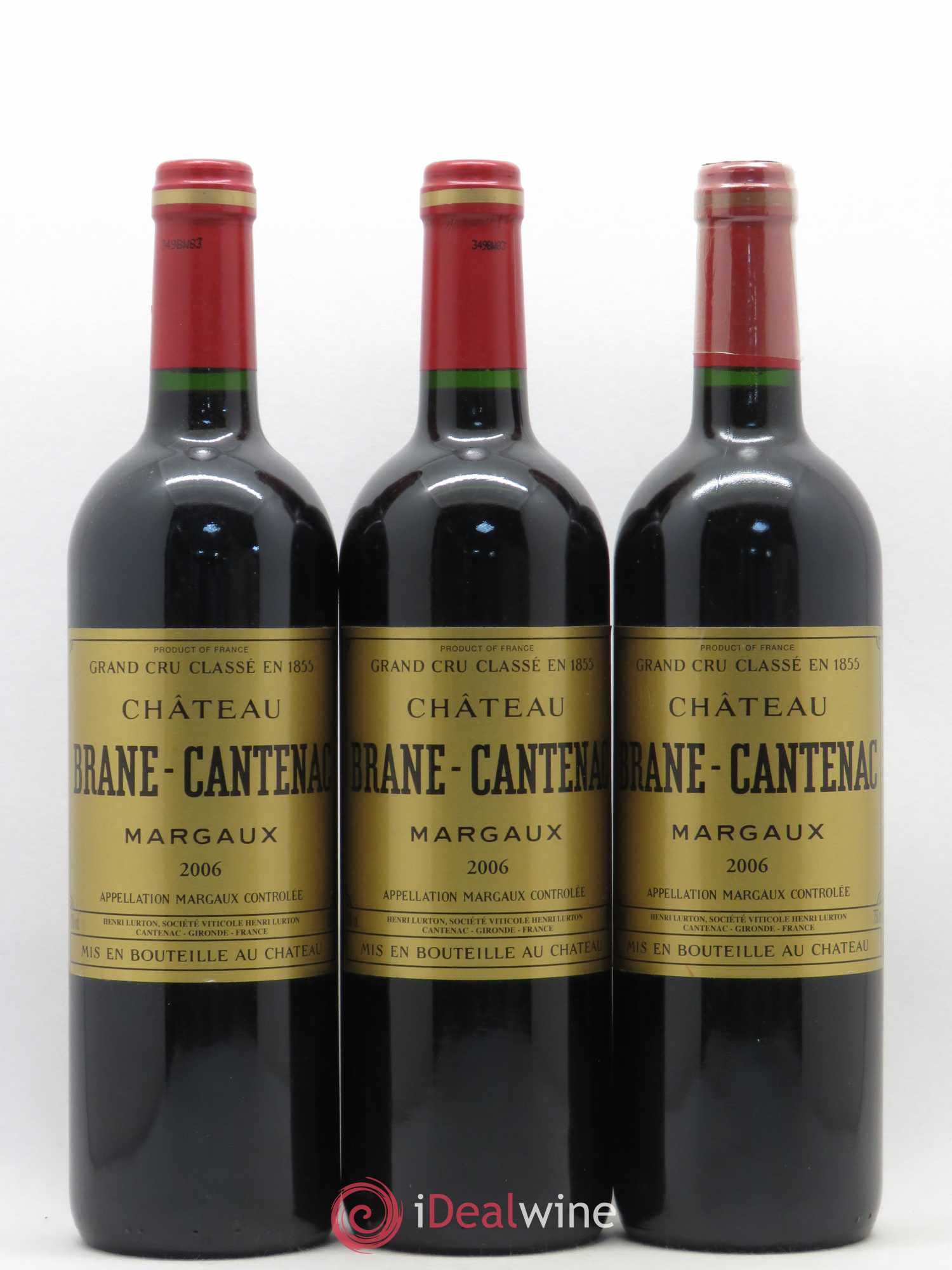 Château Brane Cantenac 2ème Grand Cru Classé 2006 - Lot de 6 bouteilles - 1