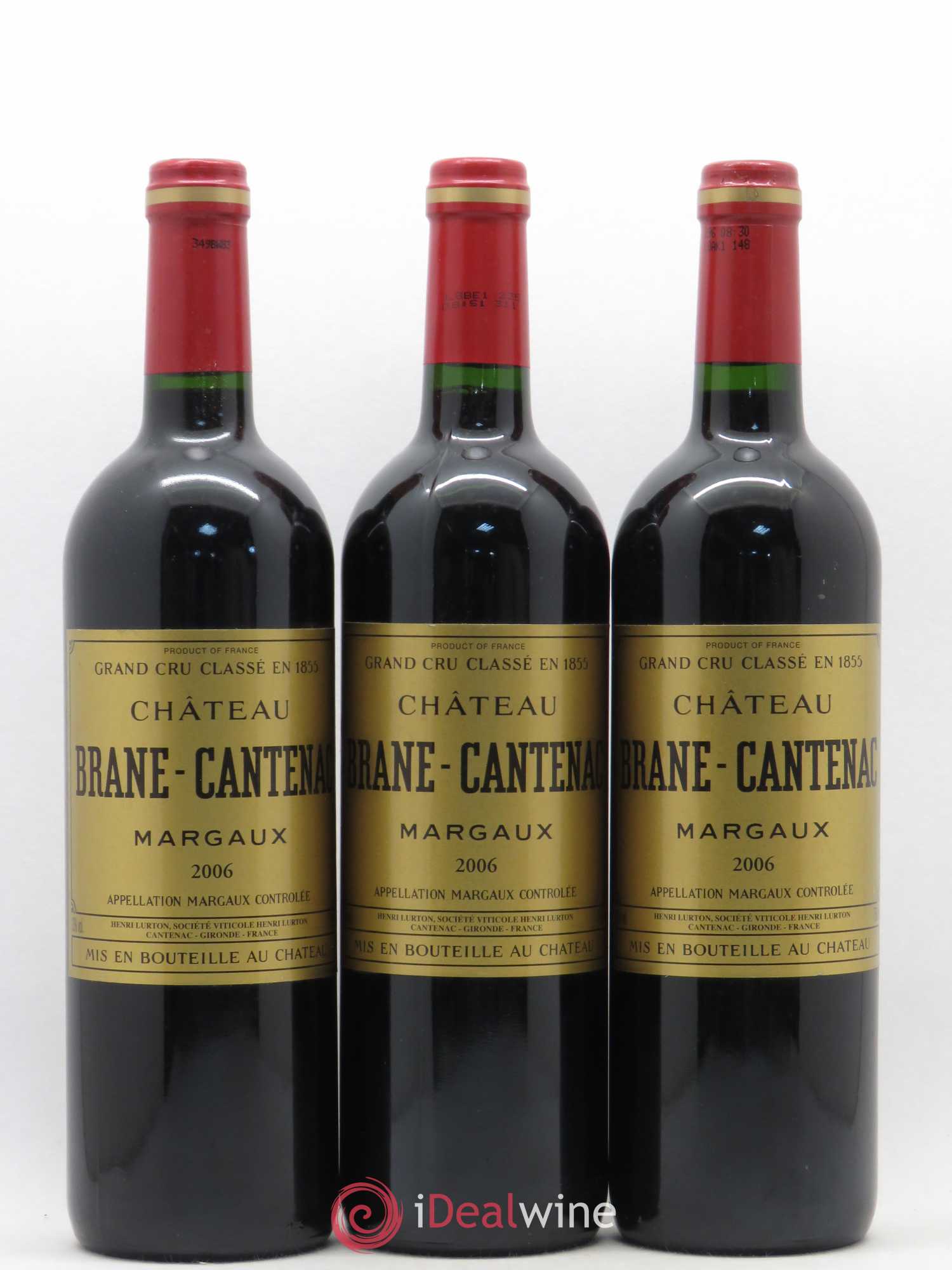 Château Brane Cantenac 2ème Grand Cru Classé 2006 - Lot de 6 bouteilles - 2