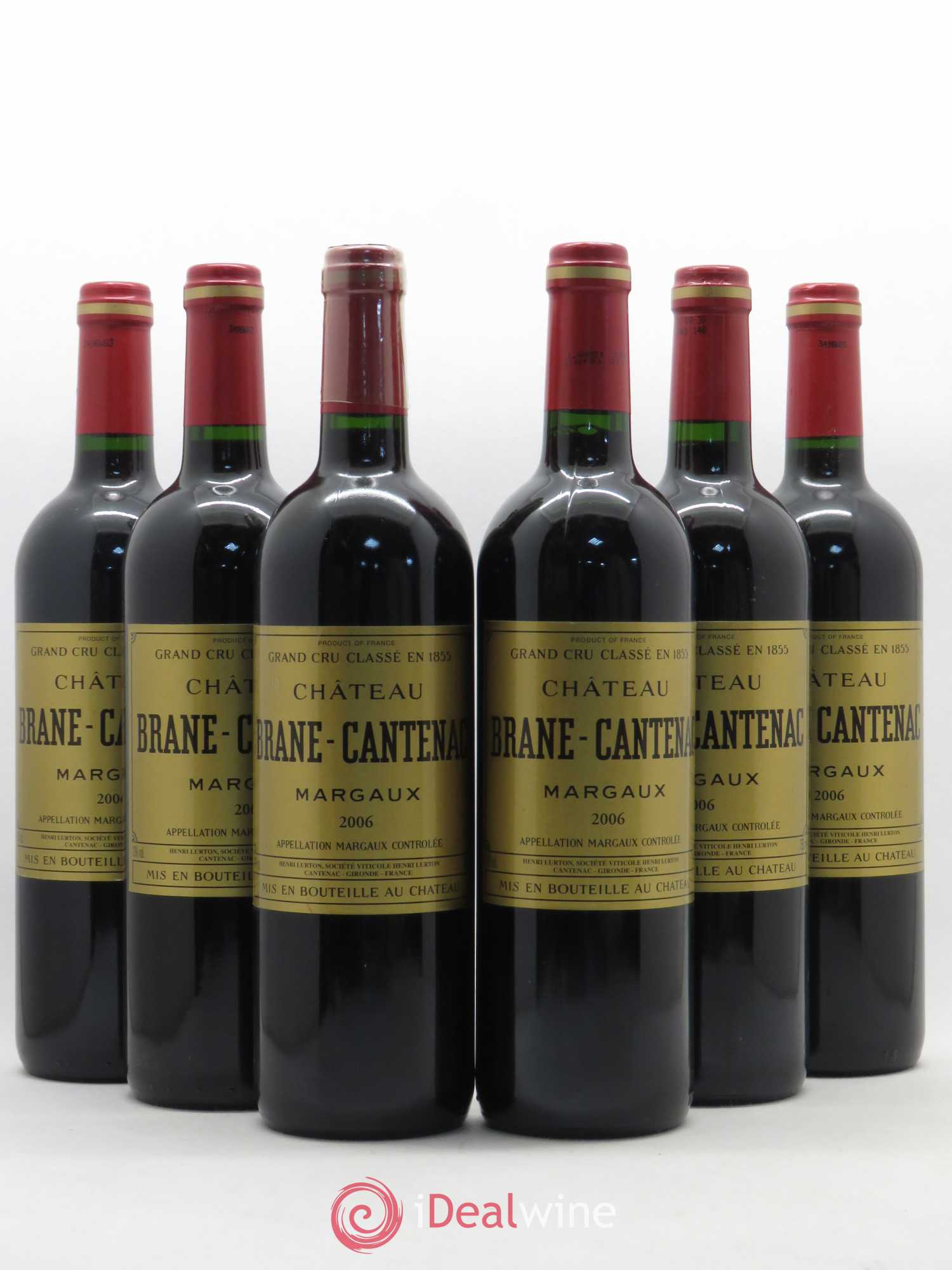Château Brane Cantenac 2ème Grand Cru Classé 2006 - Lot de 6 bouteilles - 0