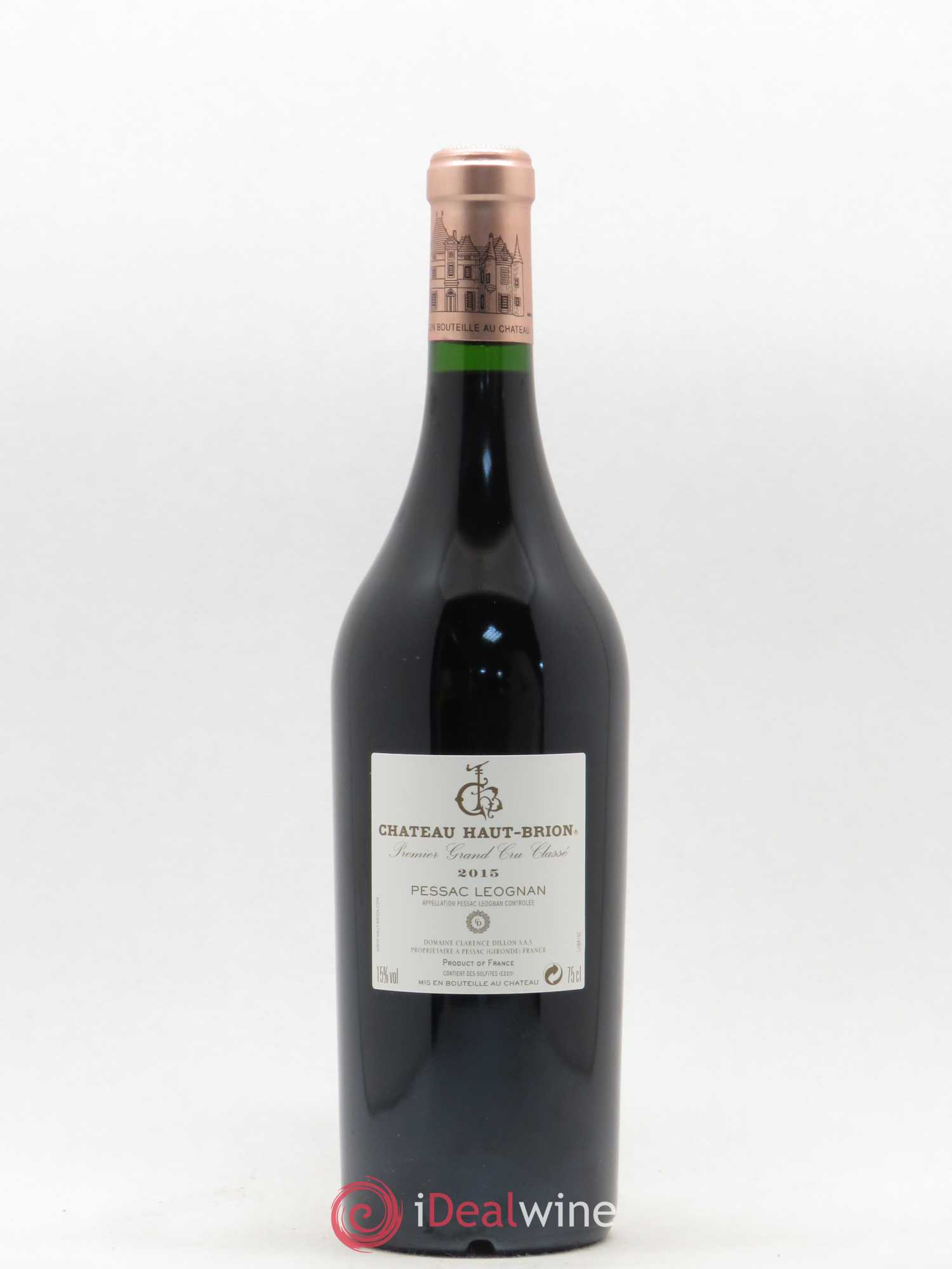Château Haut Brion 1er Grand Cru Classé 2015 - Lot de 1 bouteille - 1