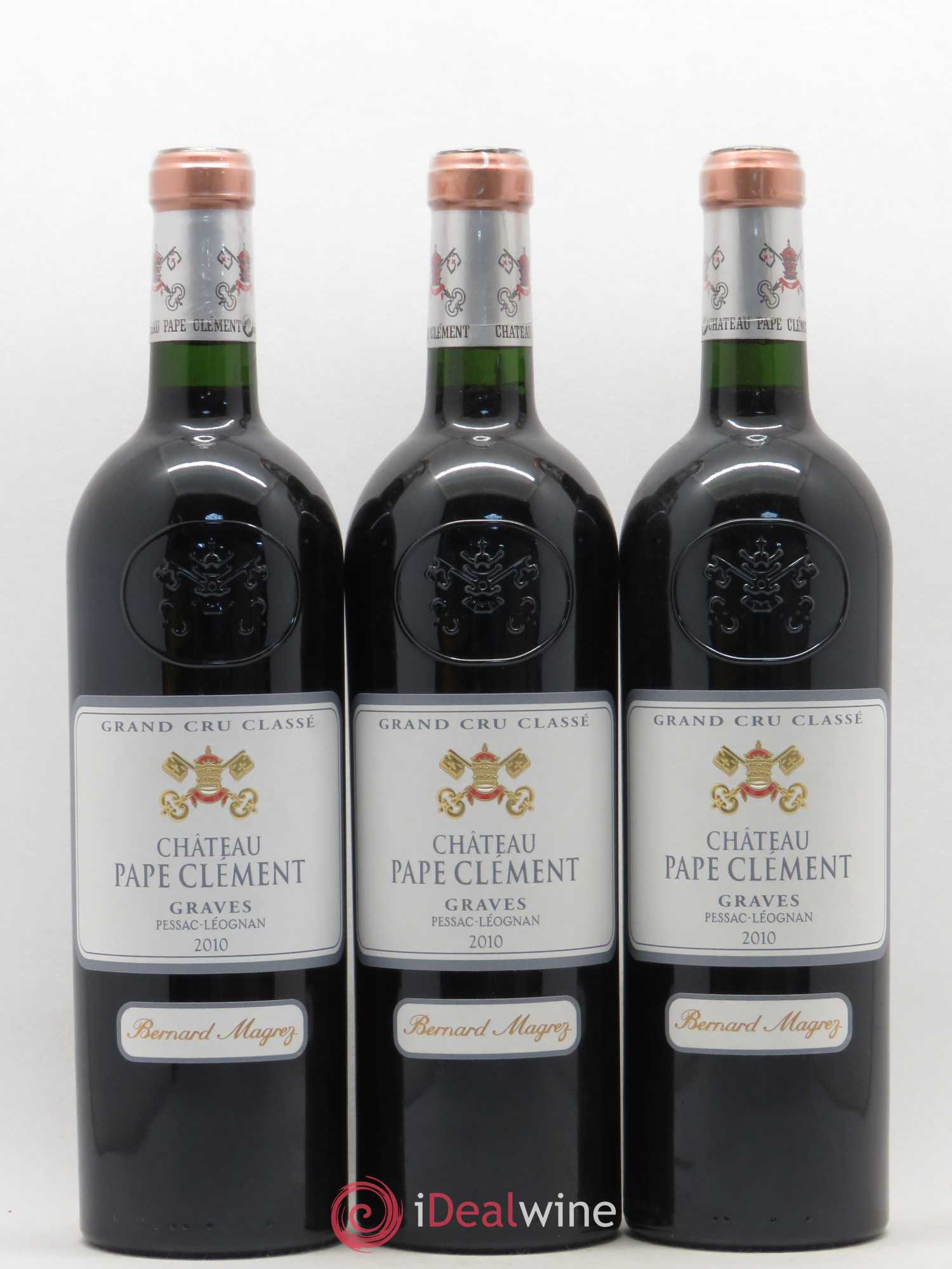 Château Pape Clément Cru Classé de Graves 2010 - Lot de 3 bouteilles - 0