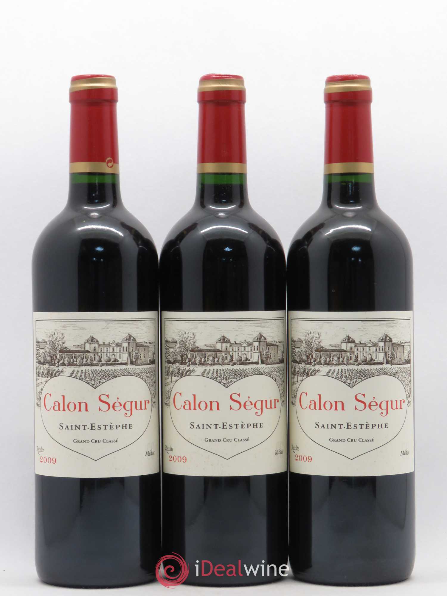 Château Calon Ségur 3ème Grand Cru Classé 2009 - Lot de 3 bouteilles - 0