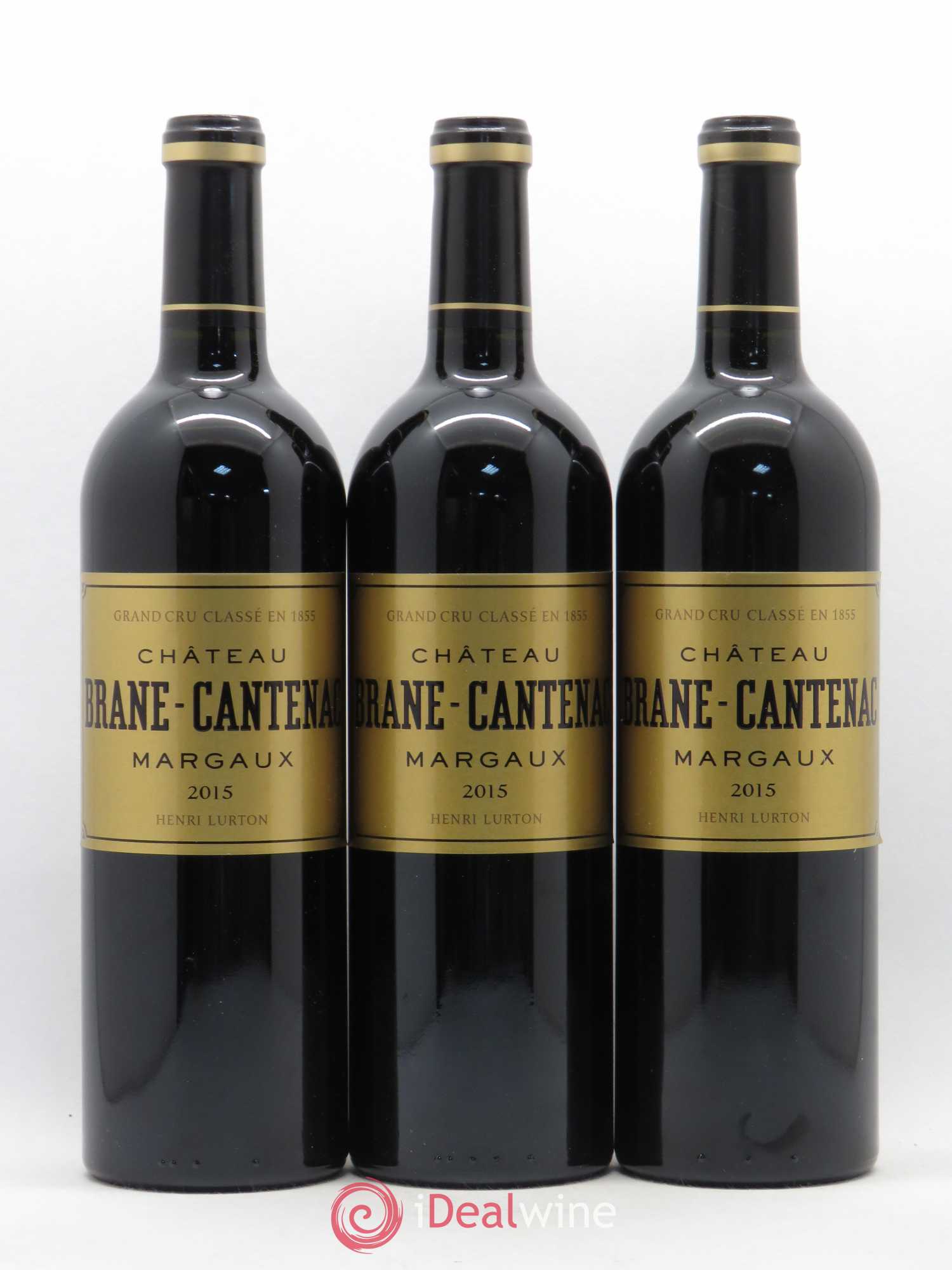 Château Brane Cantenac 2ème Grand Cru Classé 2015 - Lot de 12 bouteilles - 1