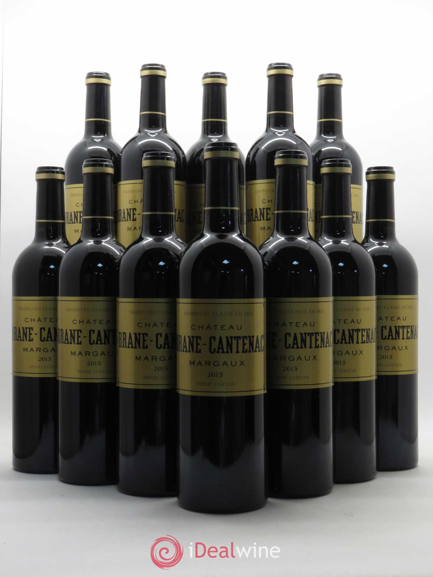 Château Brane Cantenac 2ème Grand Cru Classé 2015 - Lot de 12 bouteilles - 0