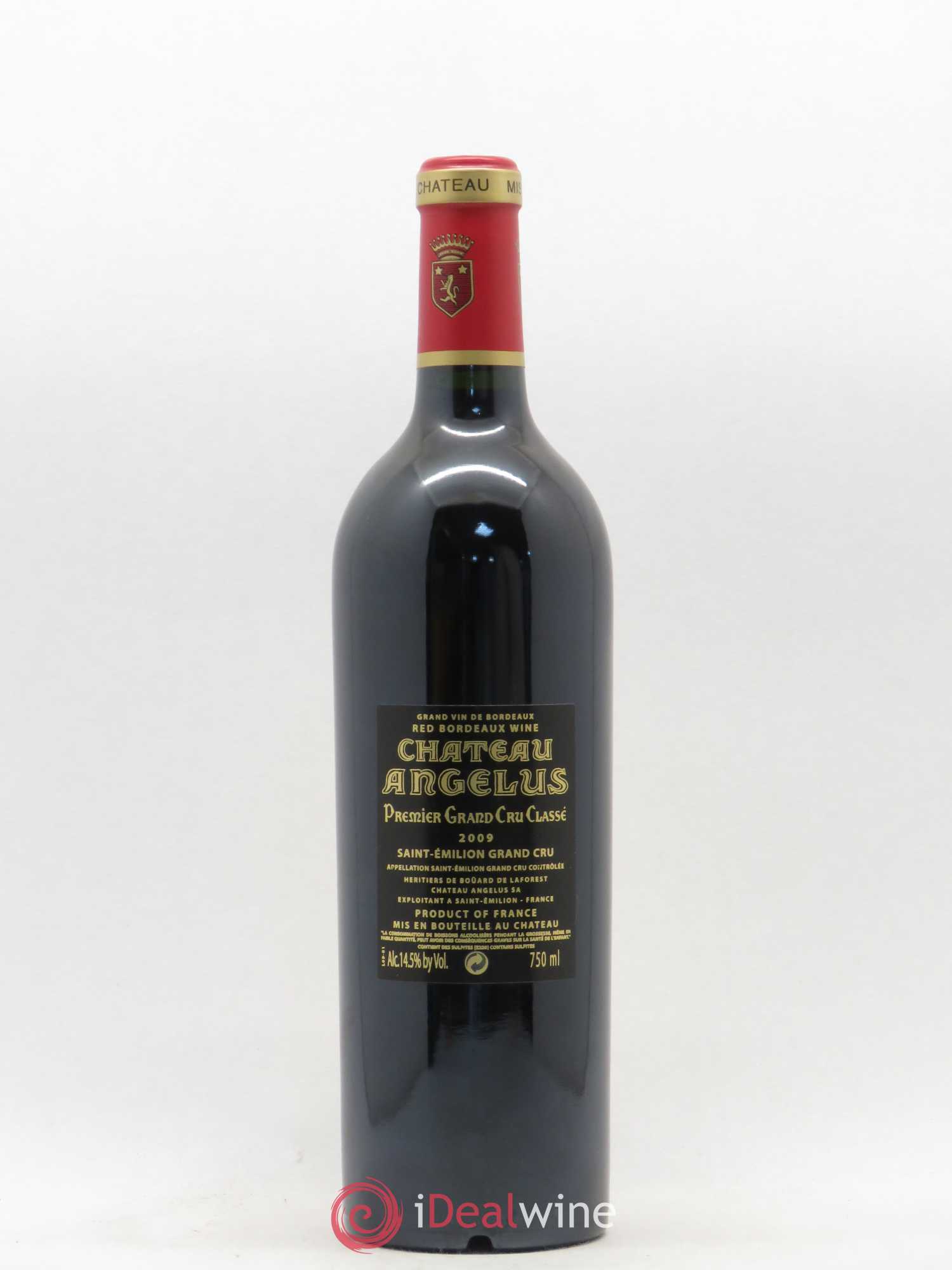 Château Angélus 1er Grand Cru Classé A 2009 - Lot de 1 bouteille - 1