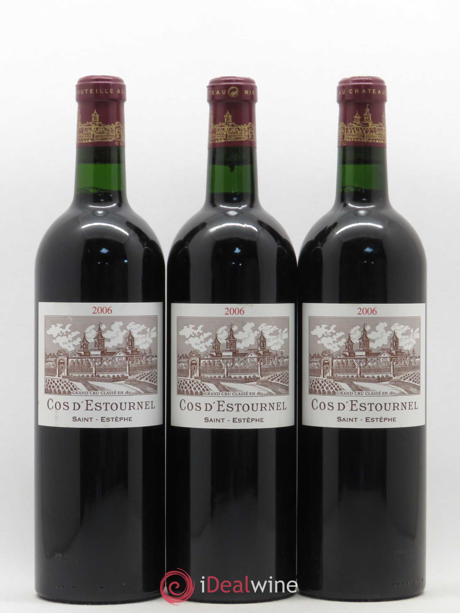 Cos d'Estournel 2ème Grand Cru Classé 2006 - Lot de 3 bouteilles - 0