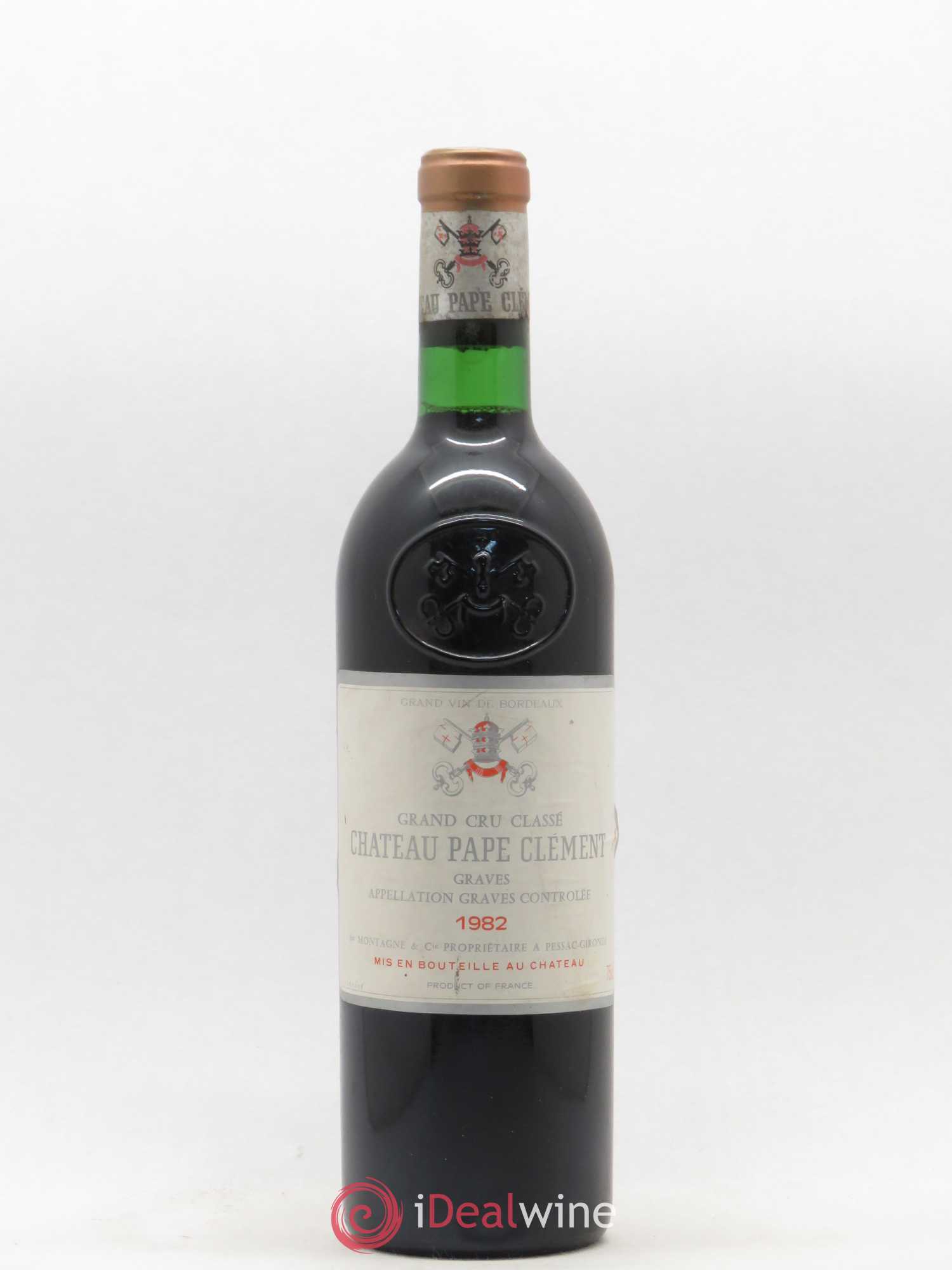 Château Pape Clément Cru Classé de Graves 1982 - Lot de 1 bouteille - 0
