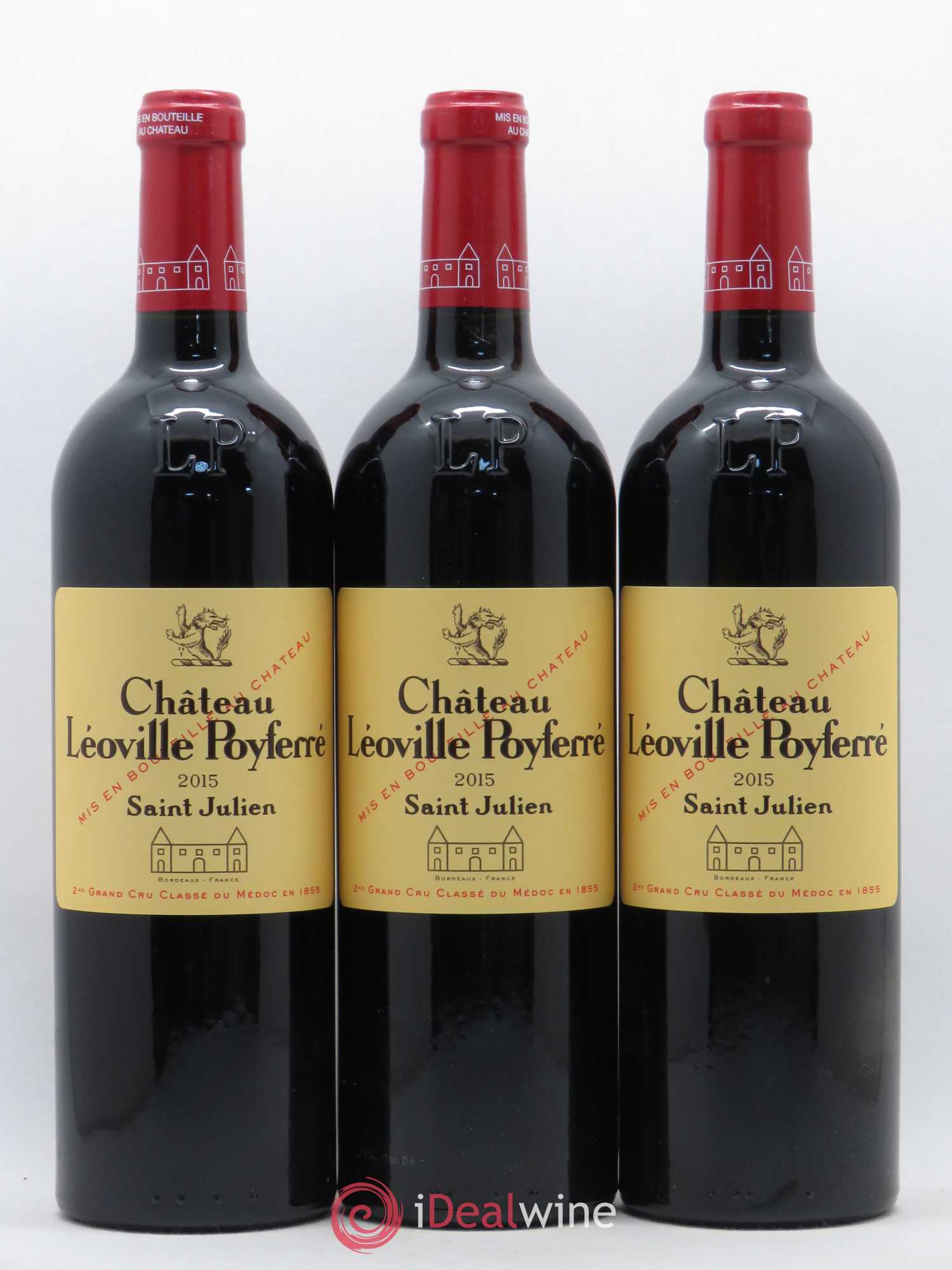 Château Léoville Poyferré 2ème Grand Cru Classé 2015 - Lot de 12 bouteilles - 2