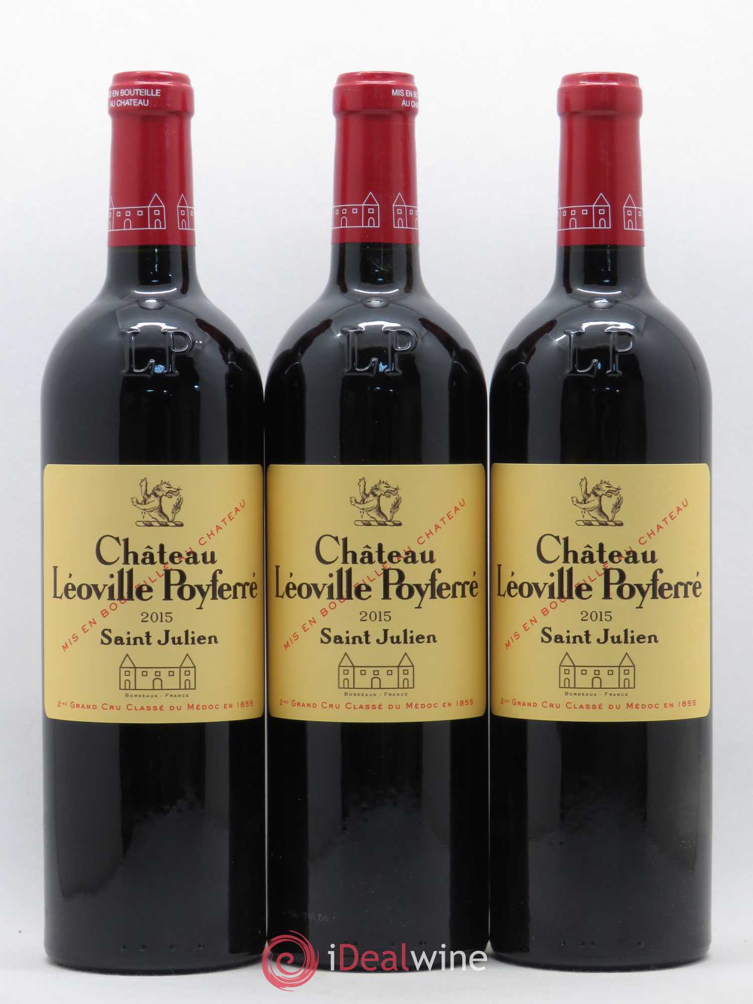 Château Léoville Poyferré 2ème Grand Cru Classé 2015 - Lot de 12 bouteilles - 3