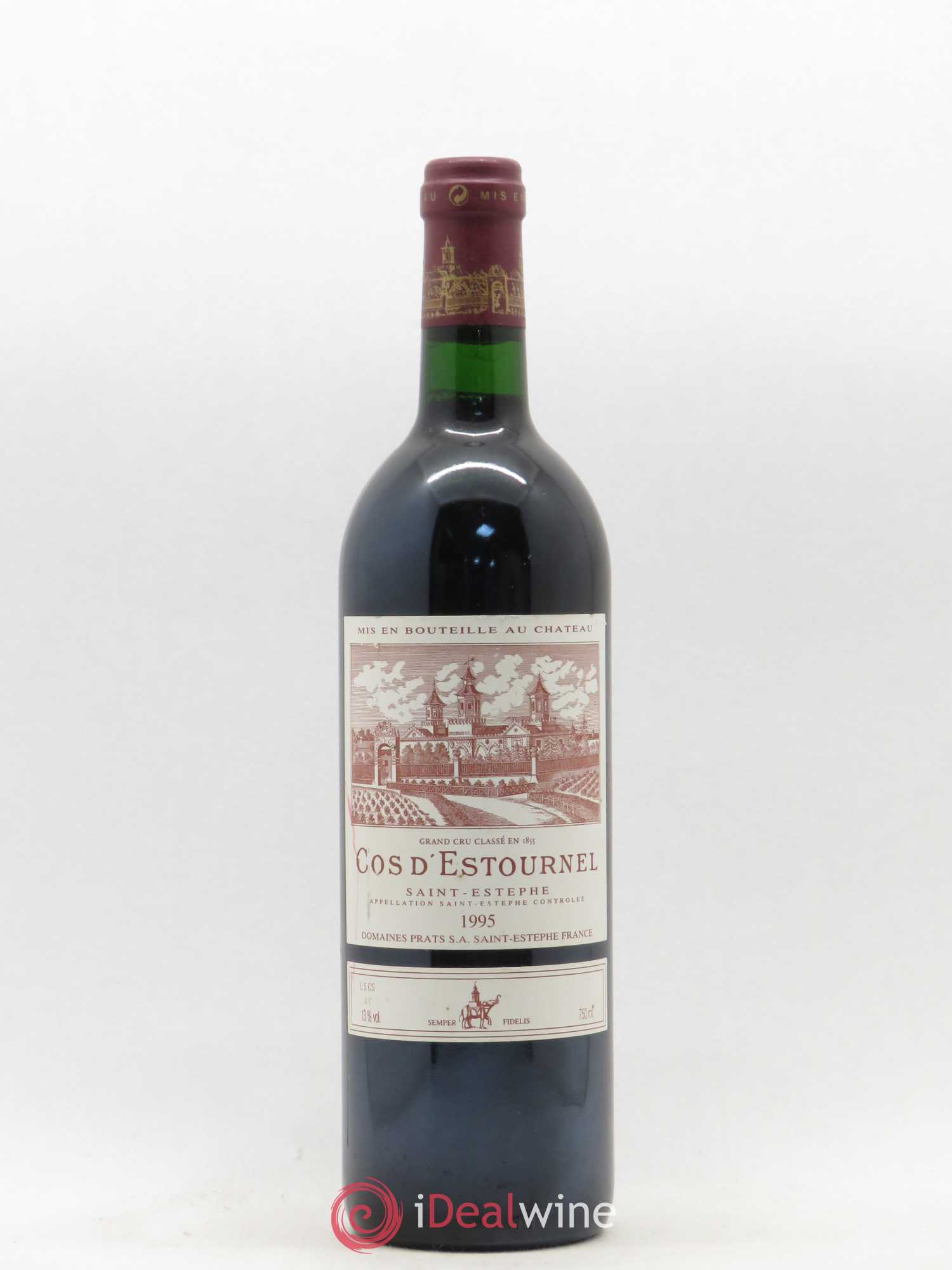 Cos d'Estournel 2ème Grand Cru Classé 1995 - Lot de 1 bouteille - 0