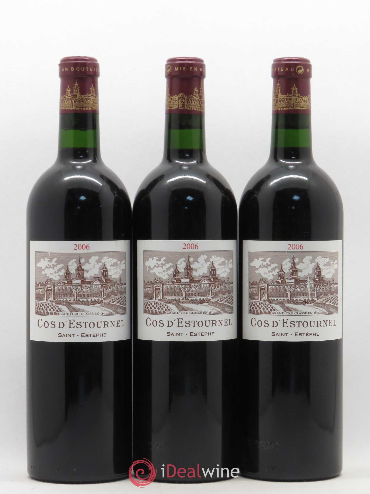 Cos d'Estournel 2ème Grand Cru Classé 2006 - Lot de 3 bouteilles - 0