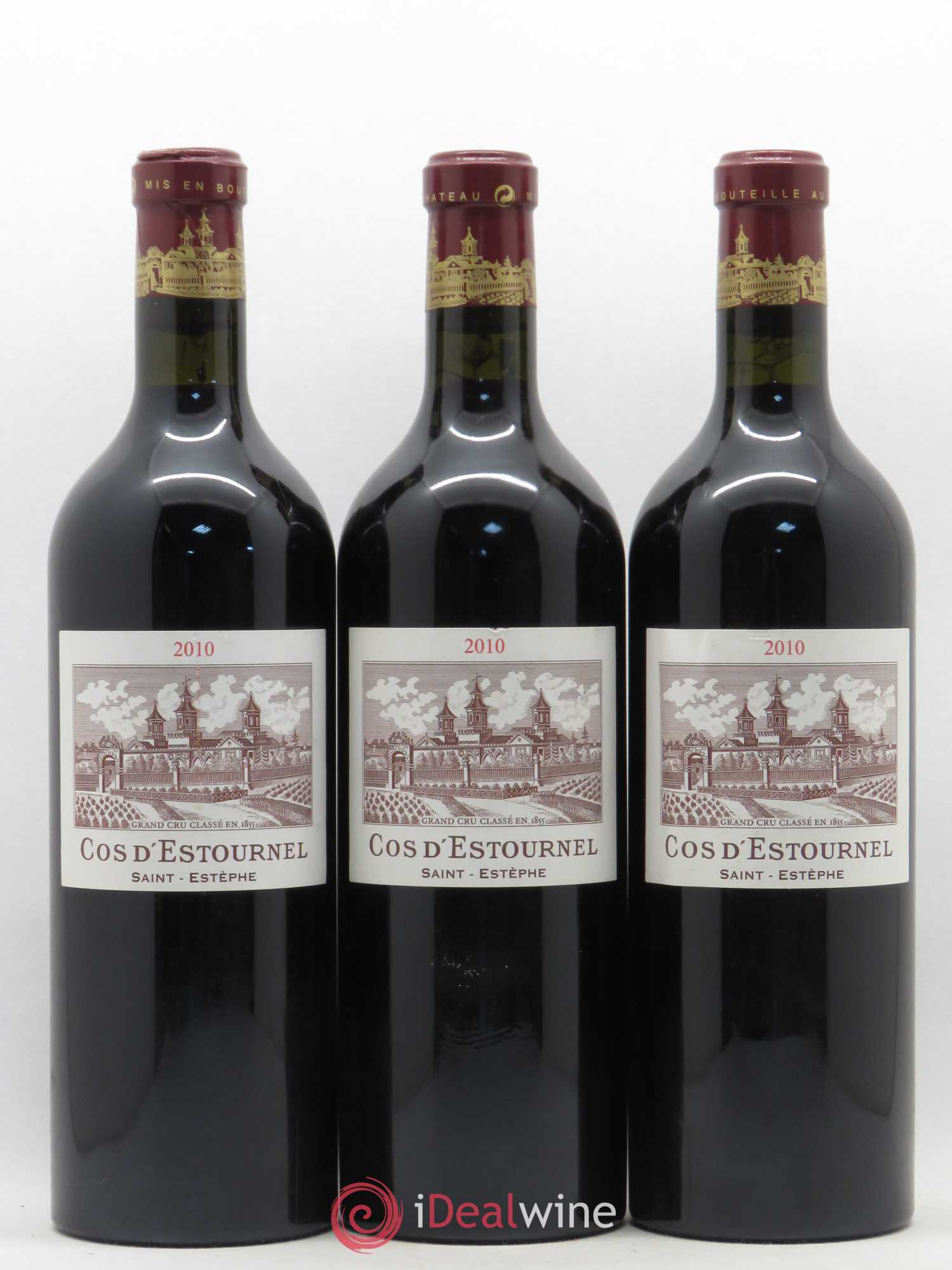 Cos d'Estournel 2ème Grand Cru Classé 2010 - Lot de 3 bouteilles - 0