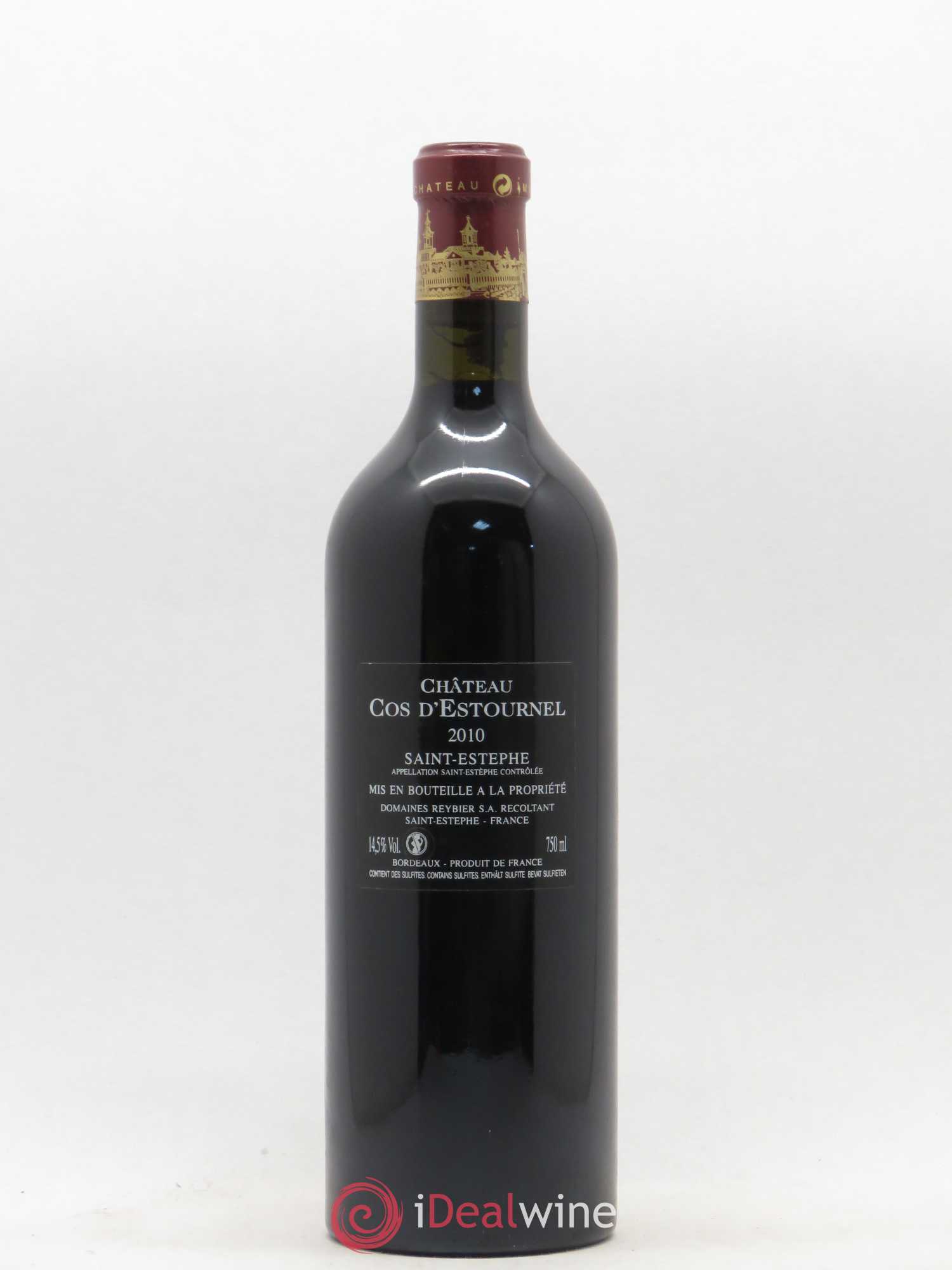 Cos d'Estournel 2ème Grand Cru Classé 2010 - Lot de 1 bouteille - 1
