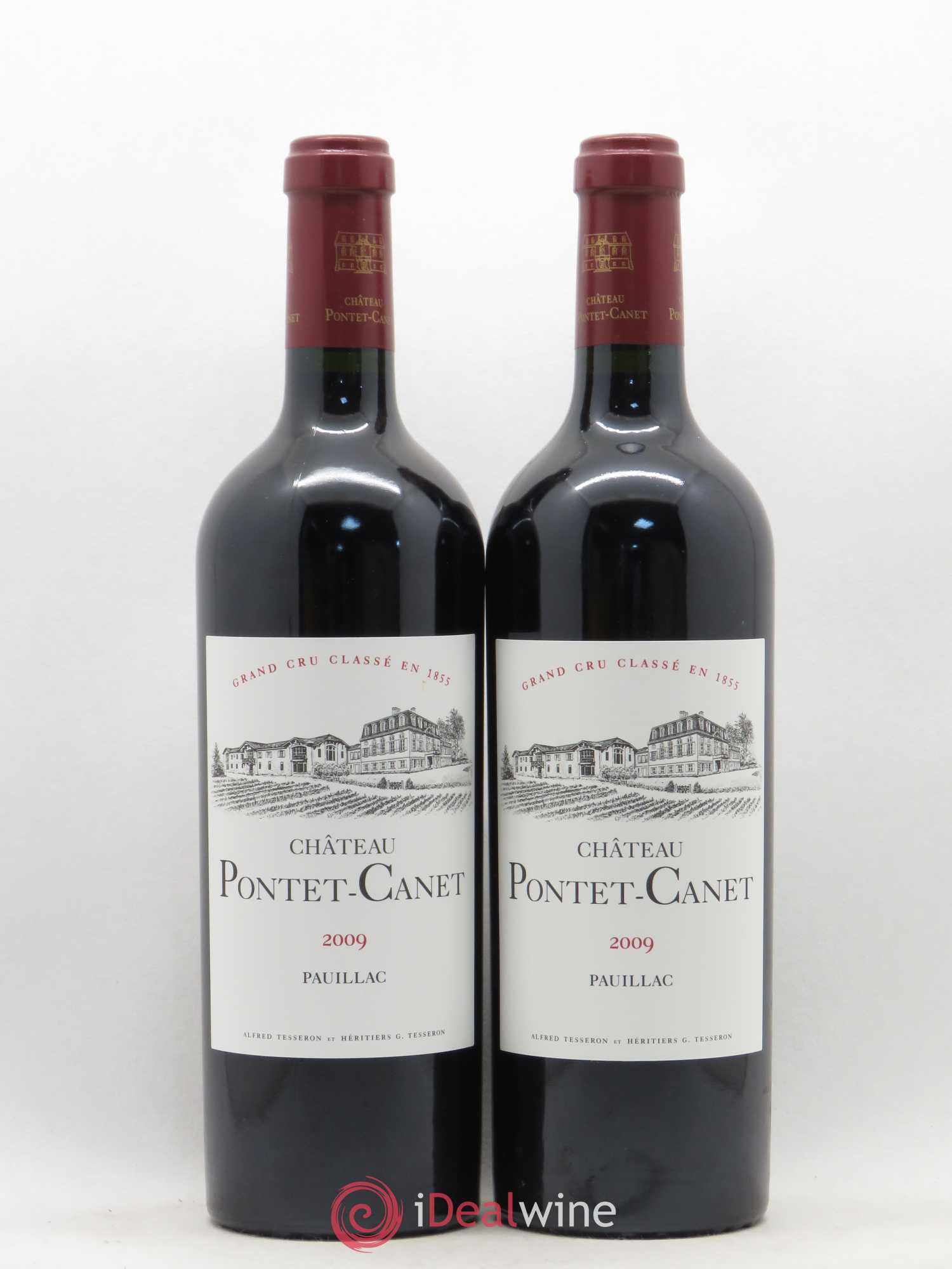 Château Pontet Canet 5ème Grand Cru Classé 2009 - Lot de 2 bouteilles - 0