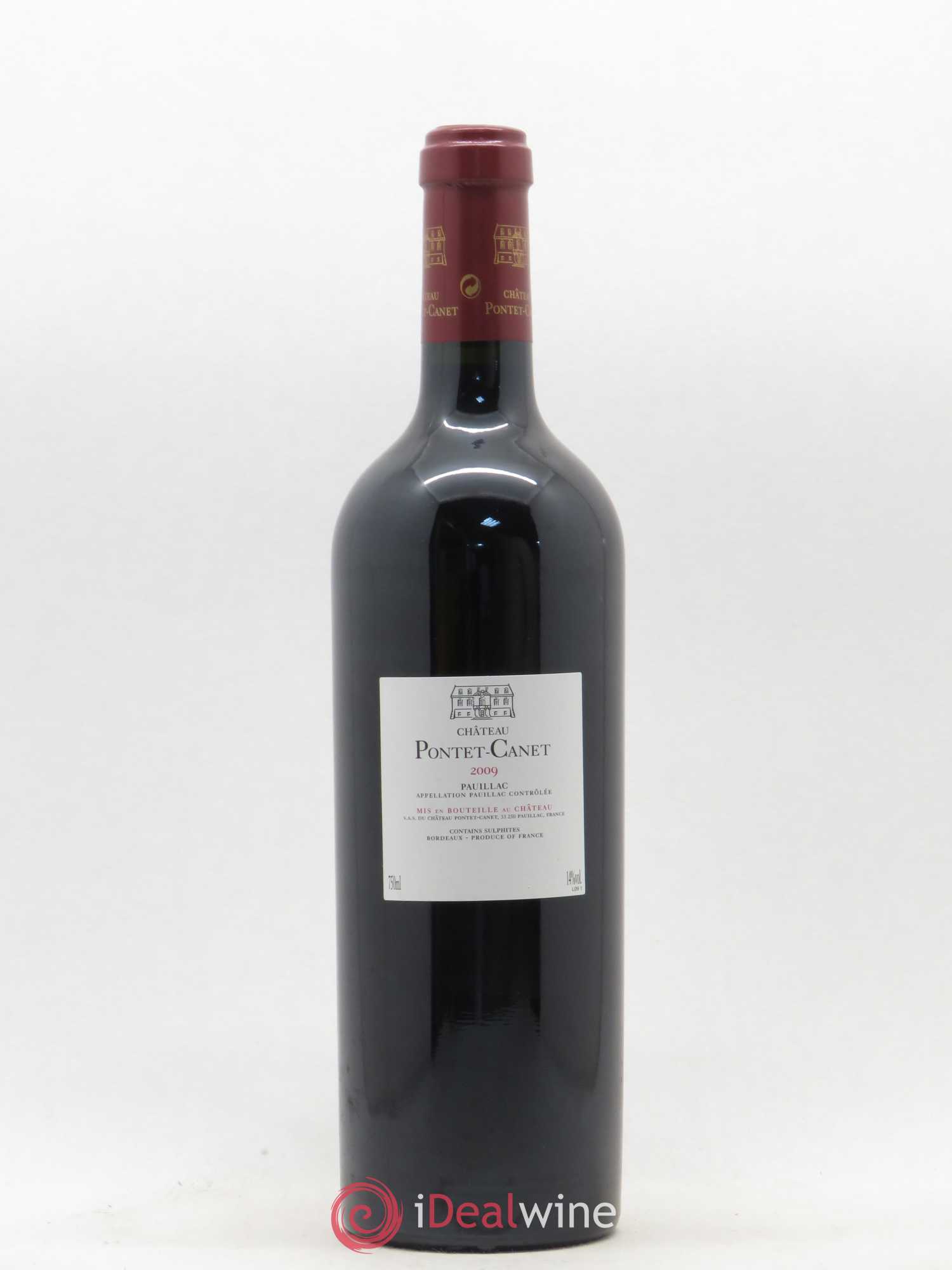 Château Pontet Canet 5ème Grand Cru Classé 2009 - Lot de 1 bouteille - 1