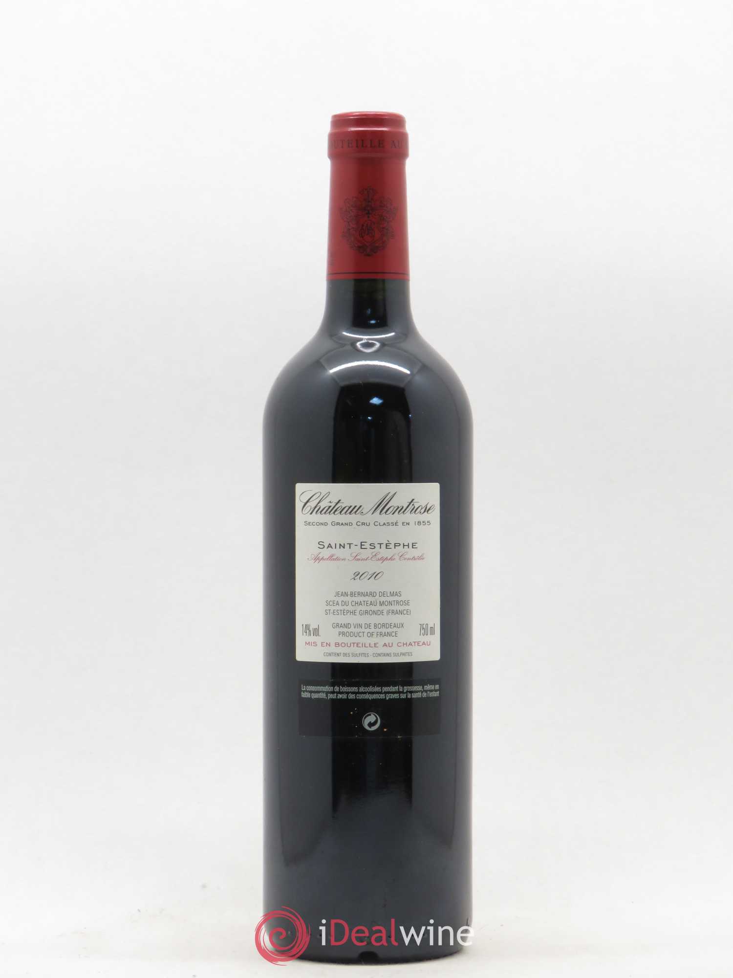 Château Montrose 2ème Grand Cru Classé 2010 - Lot de 1 bouteille - 1