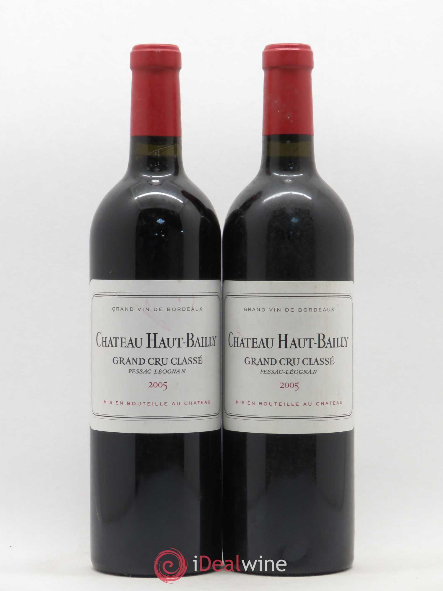 Château Haut-Bailly Cru Classé de Graves 2005 - Lot de 2 bouteilles - 0