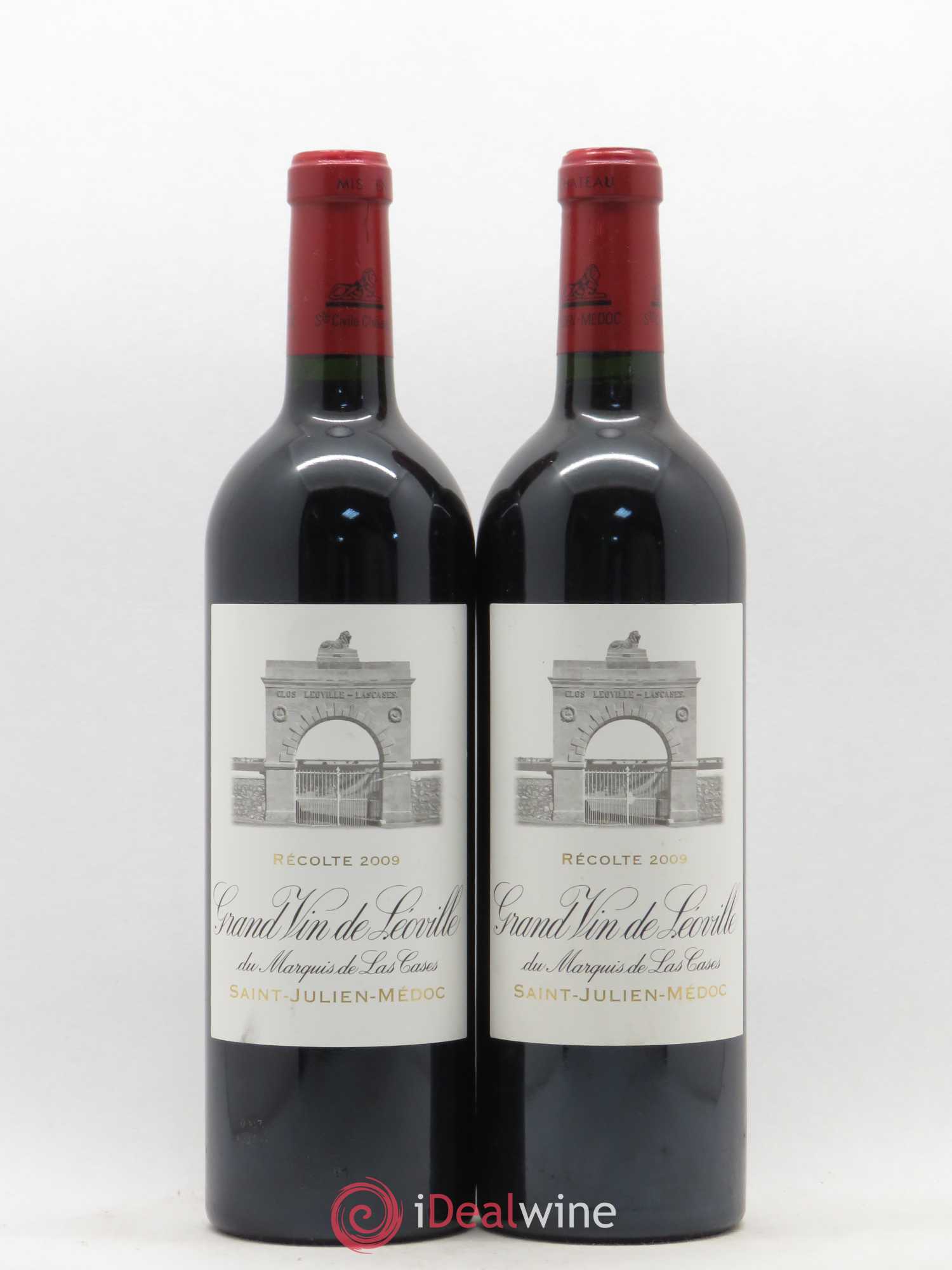 Château Léoville Las Cases 2ème Grand Cru Classé 2009 - Lot de 2 bouteilles - 0