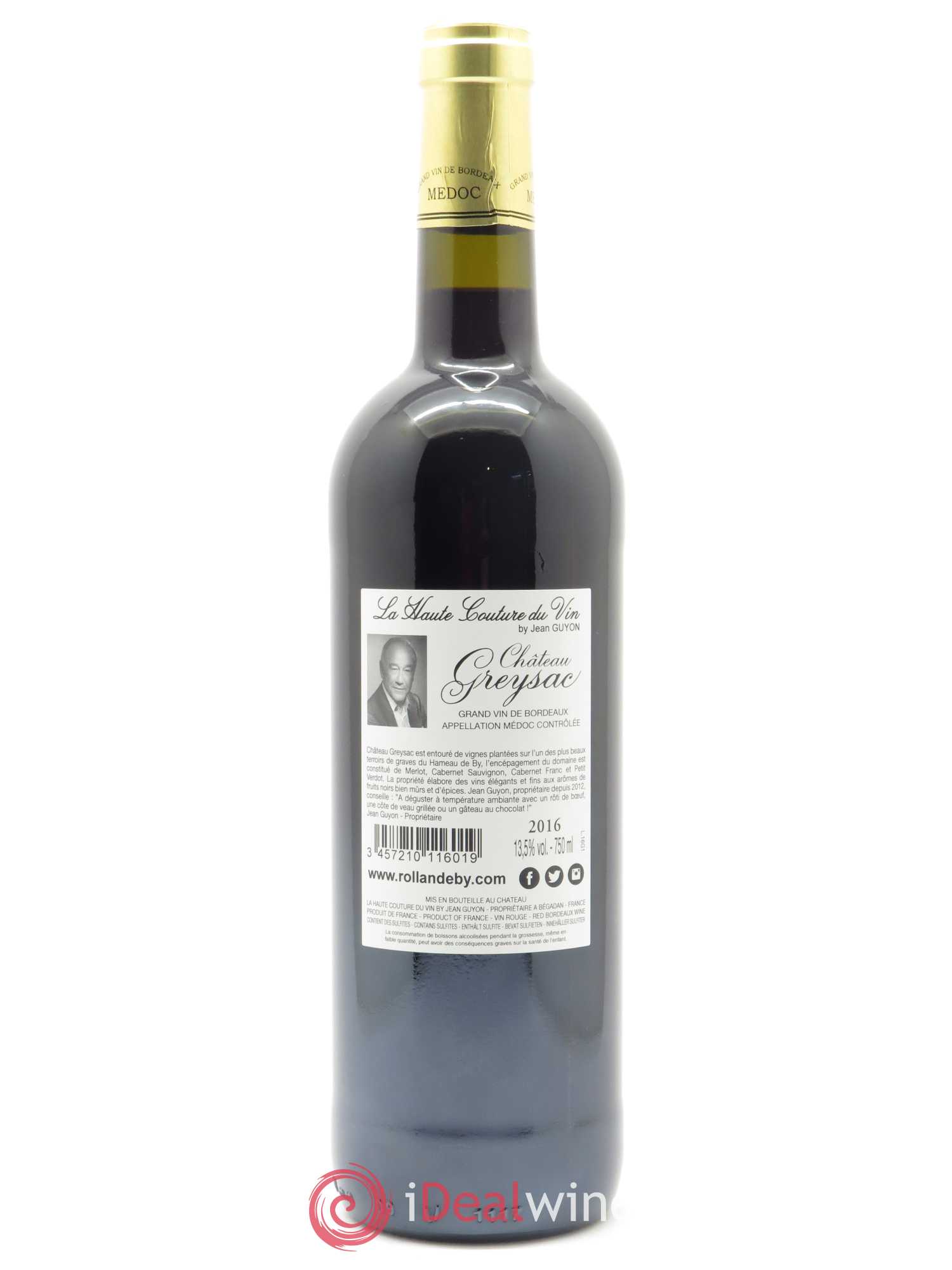 Château Greysac Cru Bourgeois 2016 - Lot of 1 bottle - 1