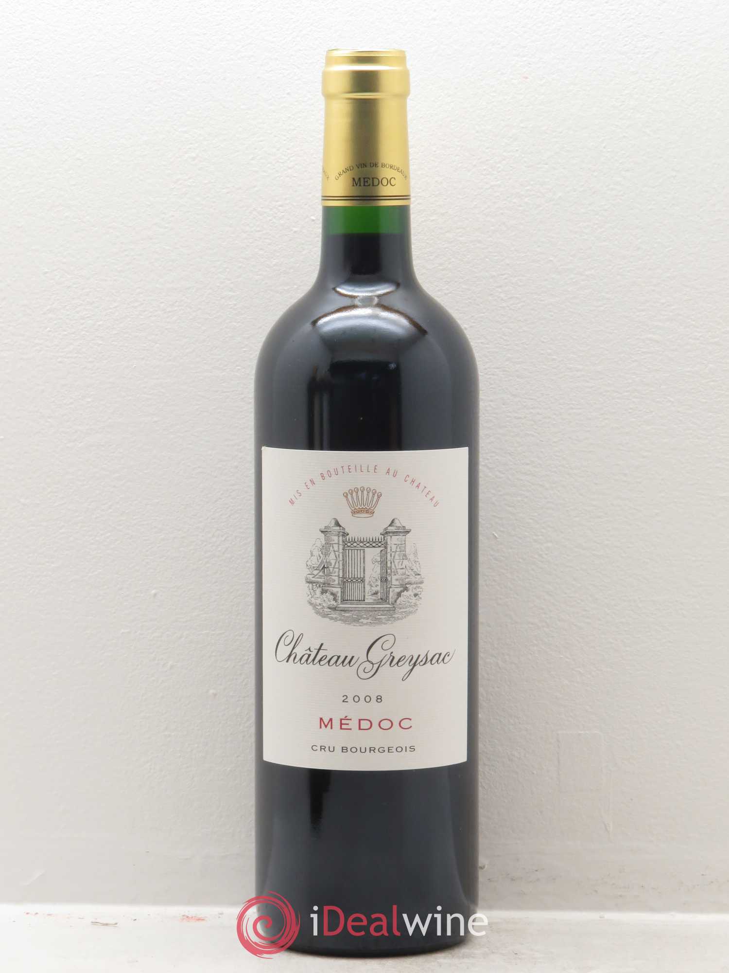Château Greysac Cru Bourgeois 2008 - Lot de 1 bouteille - 0