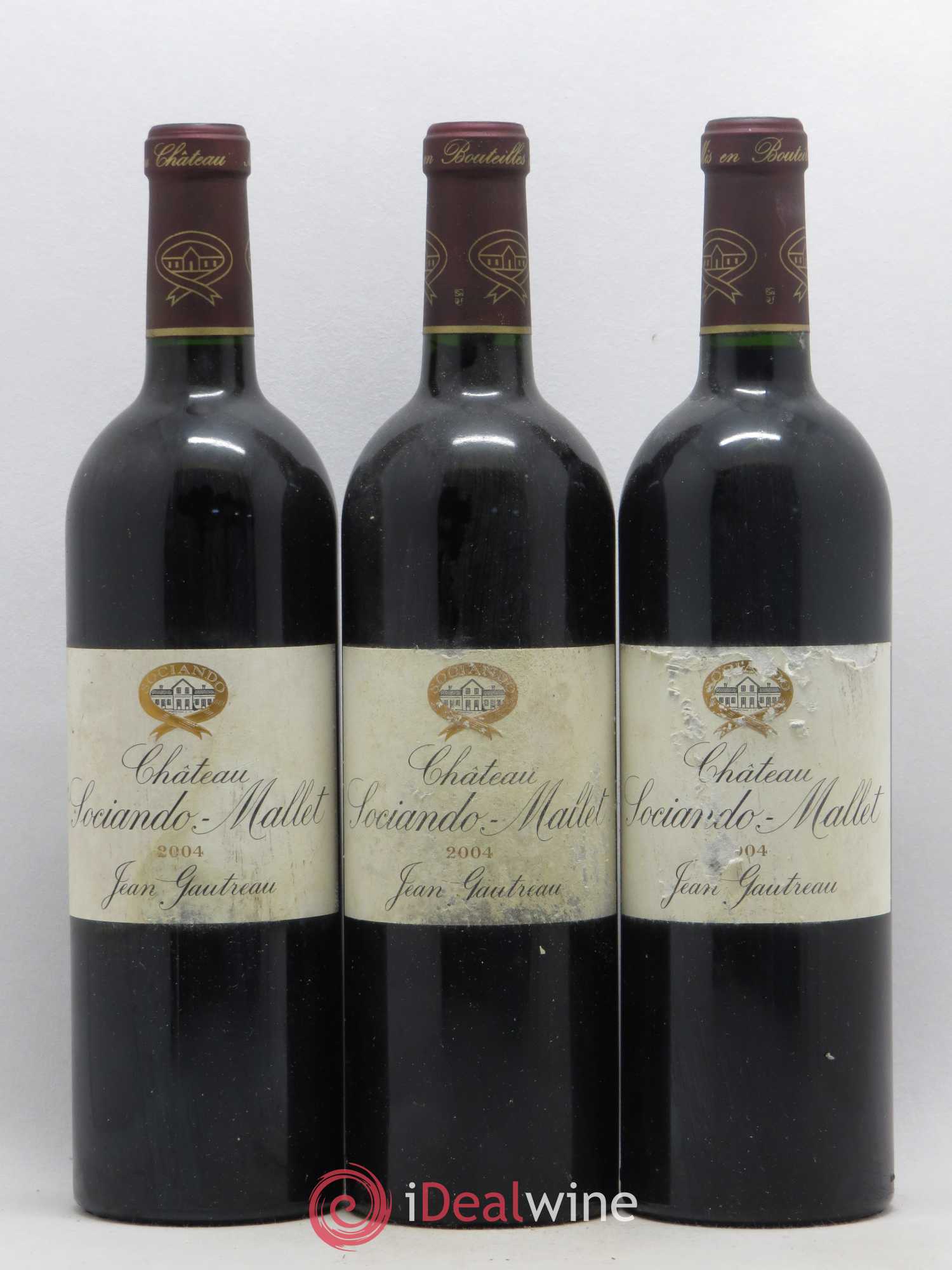 Château Sociando Mallet 2004 - Lot de 6 bouteilles - 1