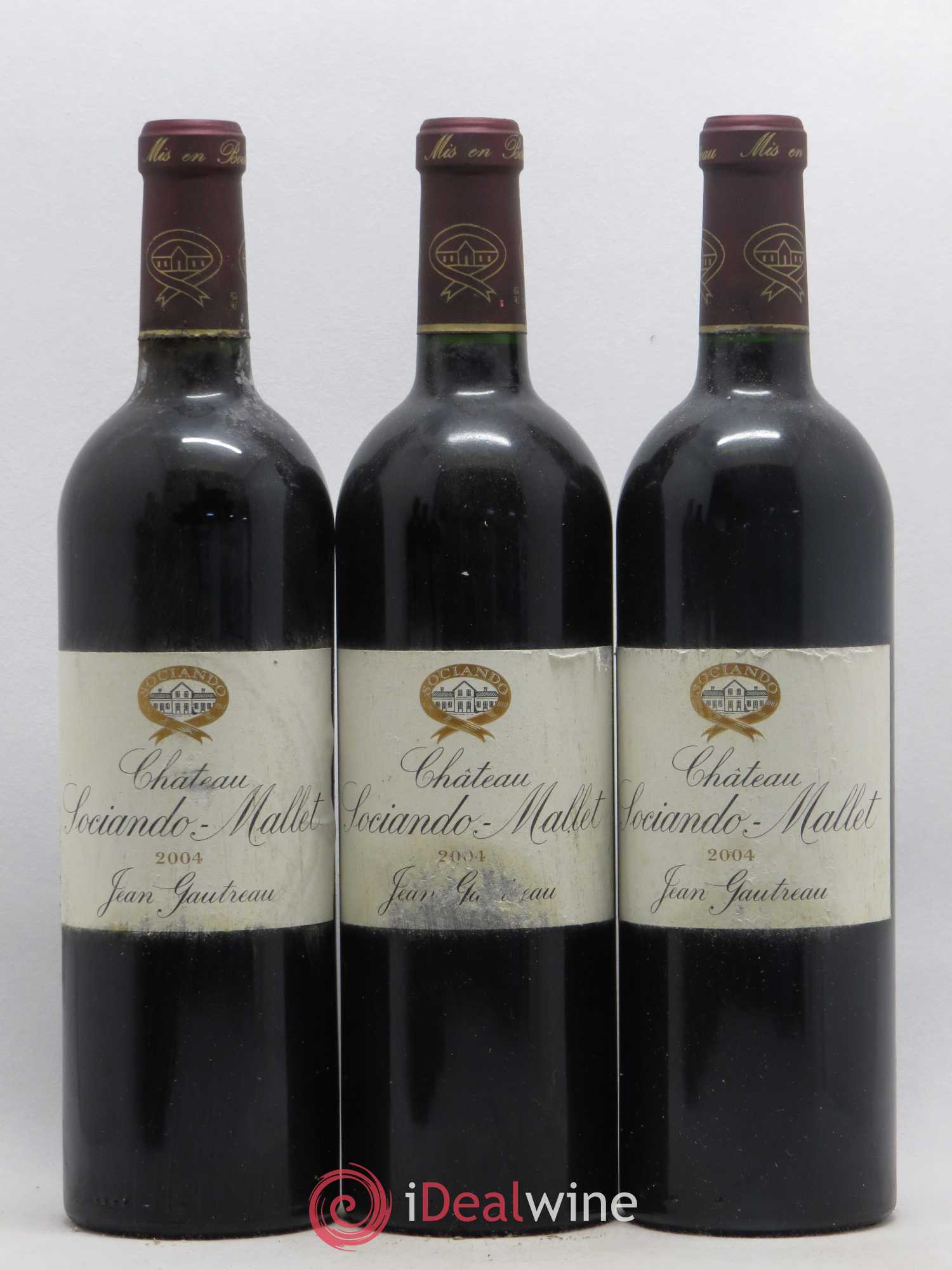Château Sociando Mallet 2004 - Lot de 6 bouteilles - 2