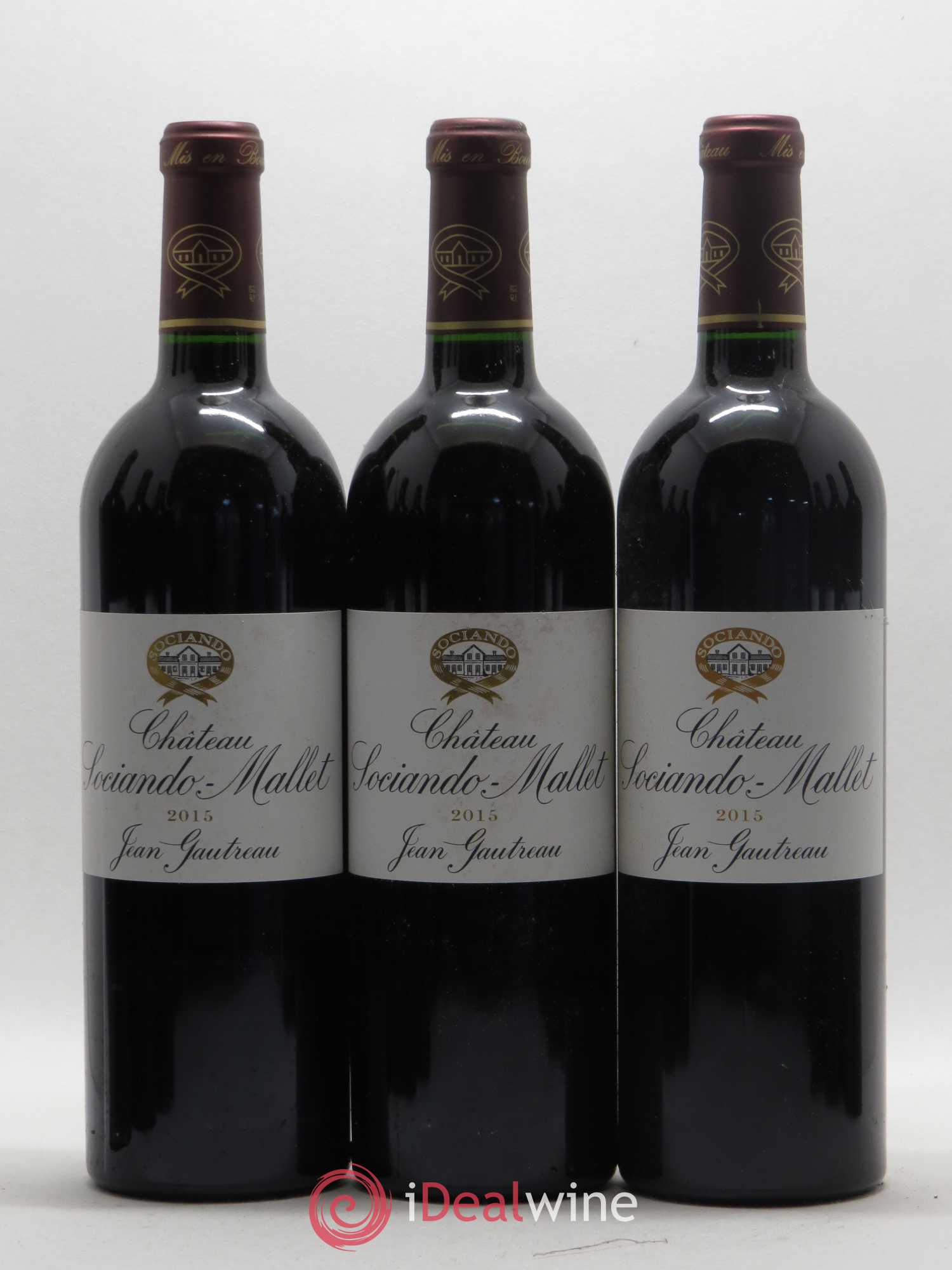 Château Sociando Mallet 2015 - Lot de 12 bouteilles - 1