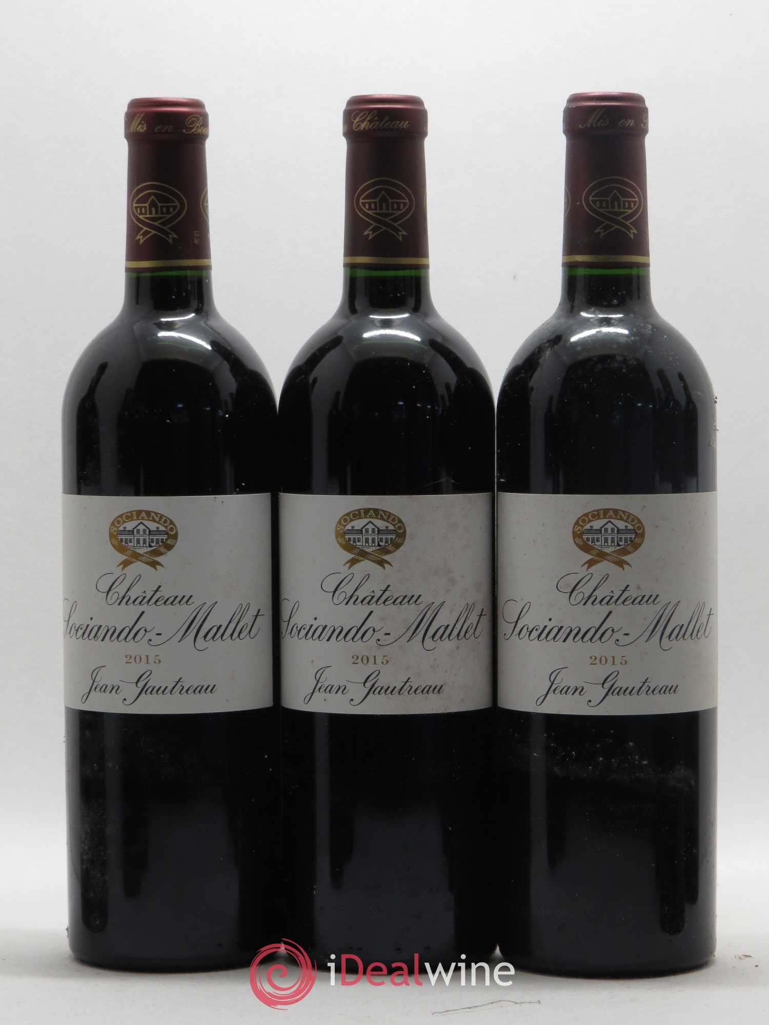 Château Sociando Mallet 2015 - Lot de 12 bouteilles - 2