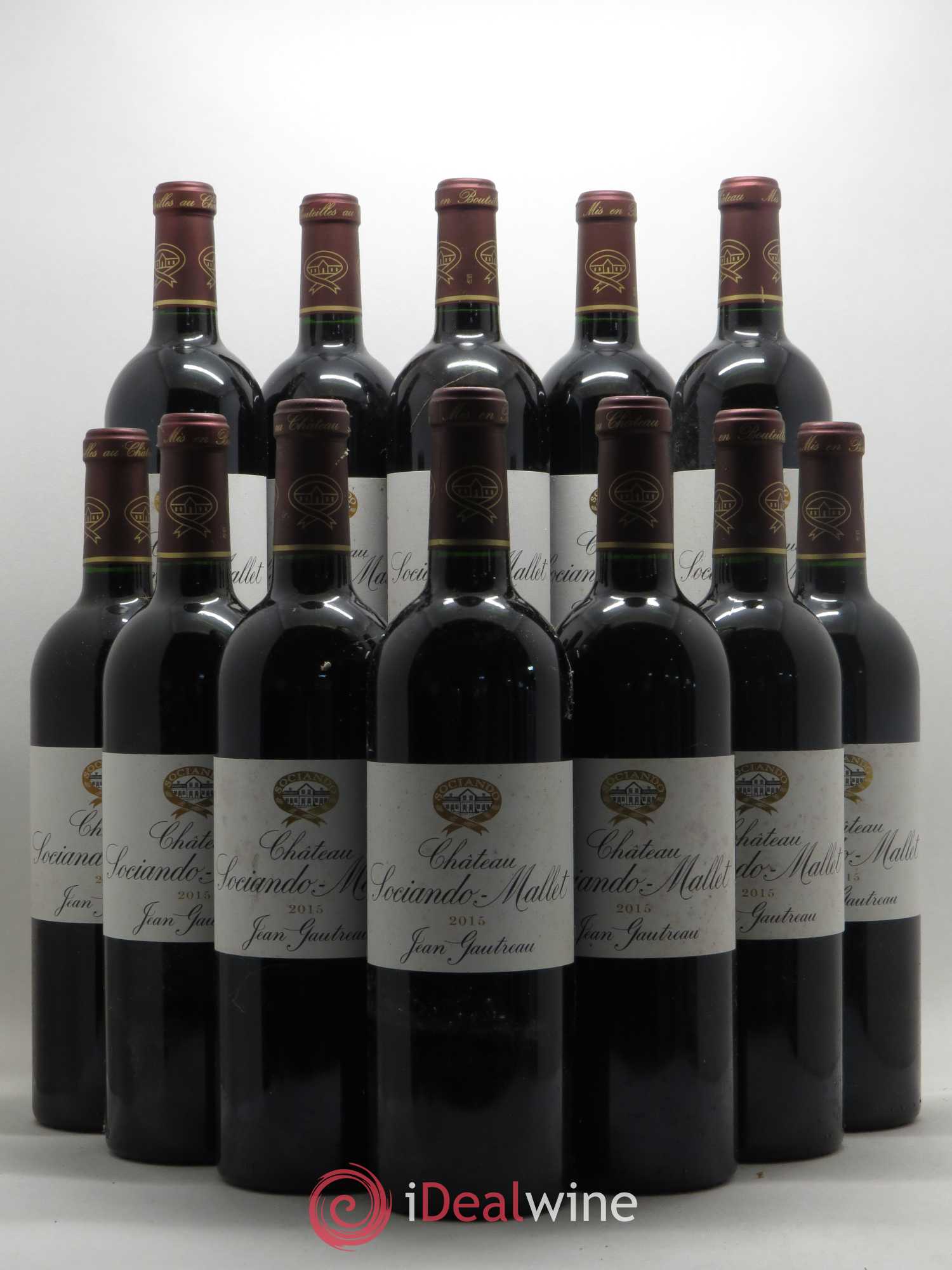 Château Sociando Mallet 2015 - Lot de 12 bouteilles - 0