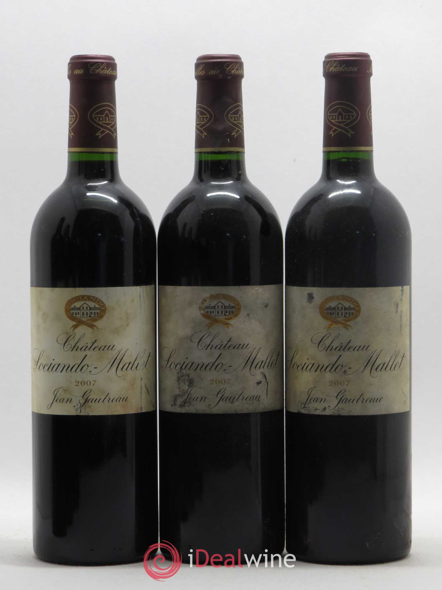 Château Sociando Mallet (sans prix de réserve) 2007 - Lot de 6 bouteilles - 2