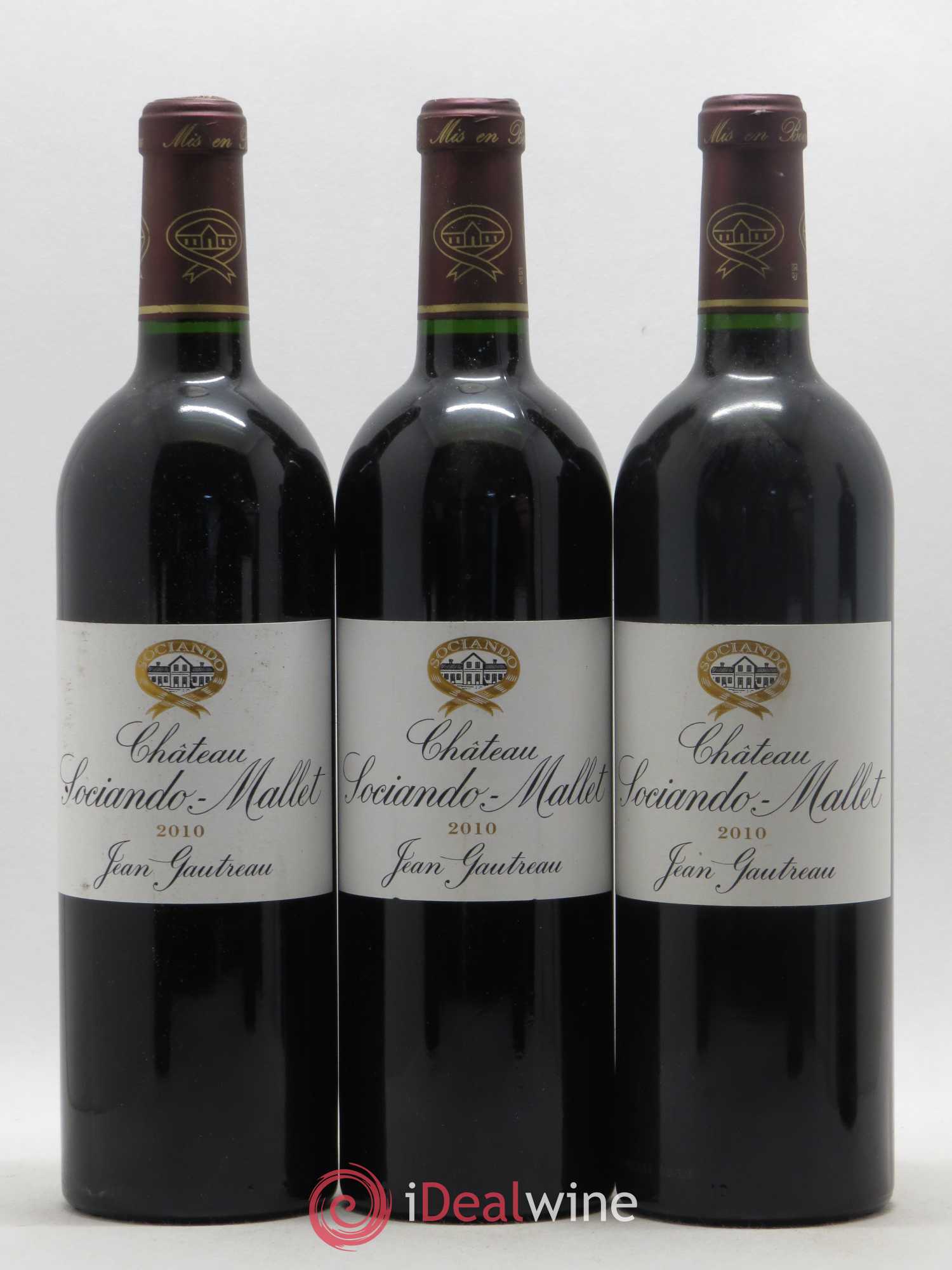 Château Sociando Mallet (sans prix de réserve) 2010 - Lot de 6 bouteilles - 2