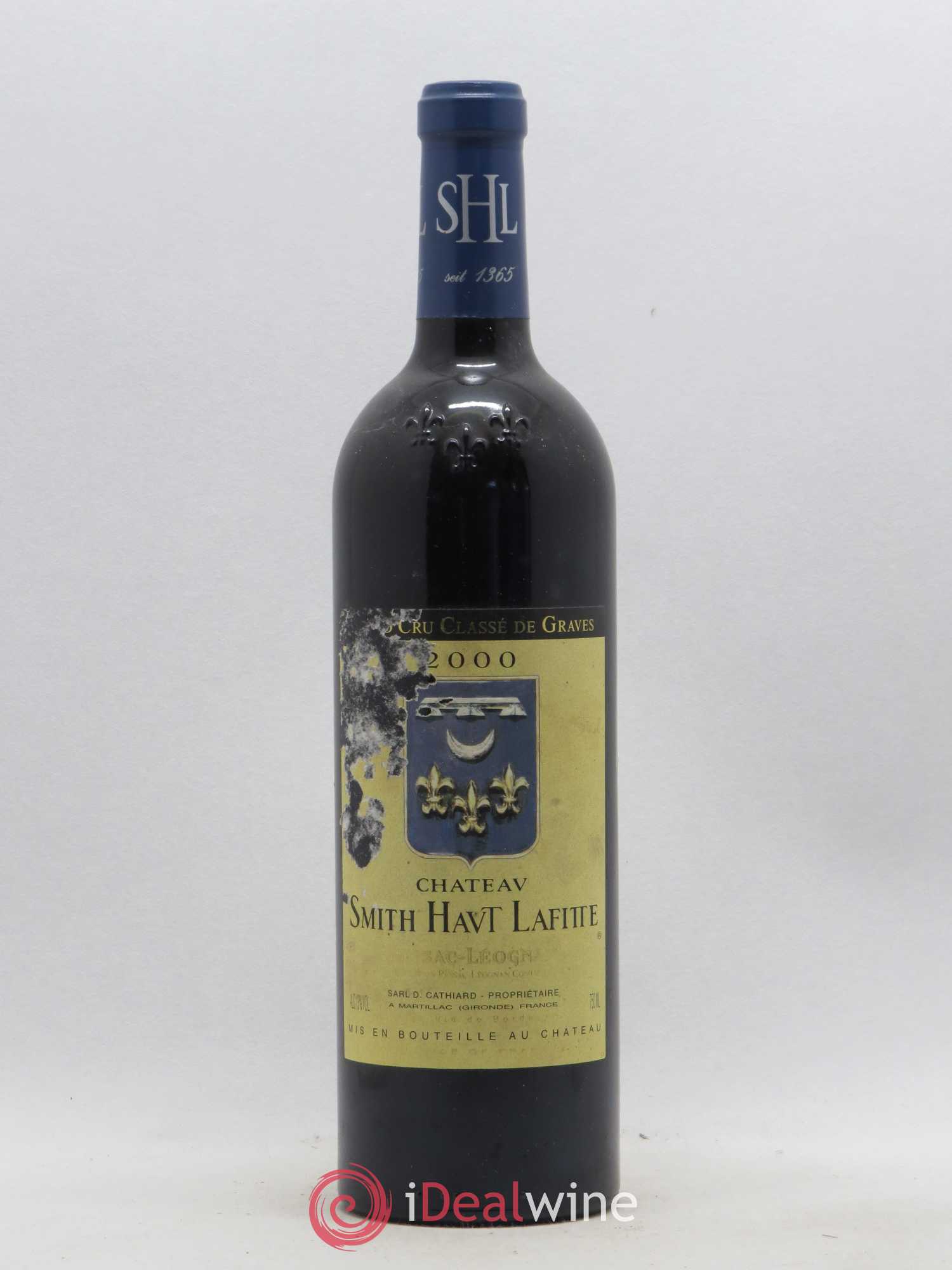 Château Smith Haut Lafitte Cru Classé de Graves 2000 - Lot de 1 bouteille - 0