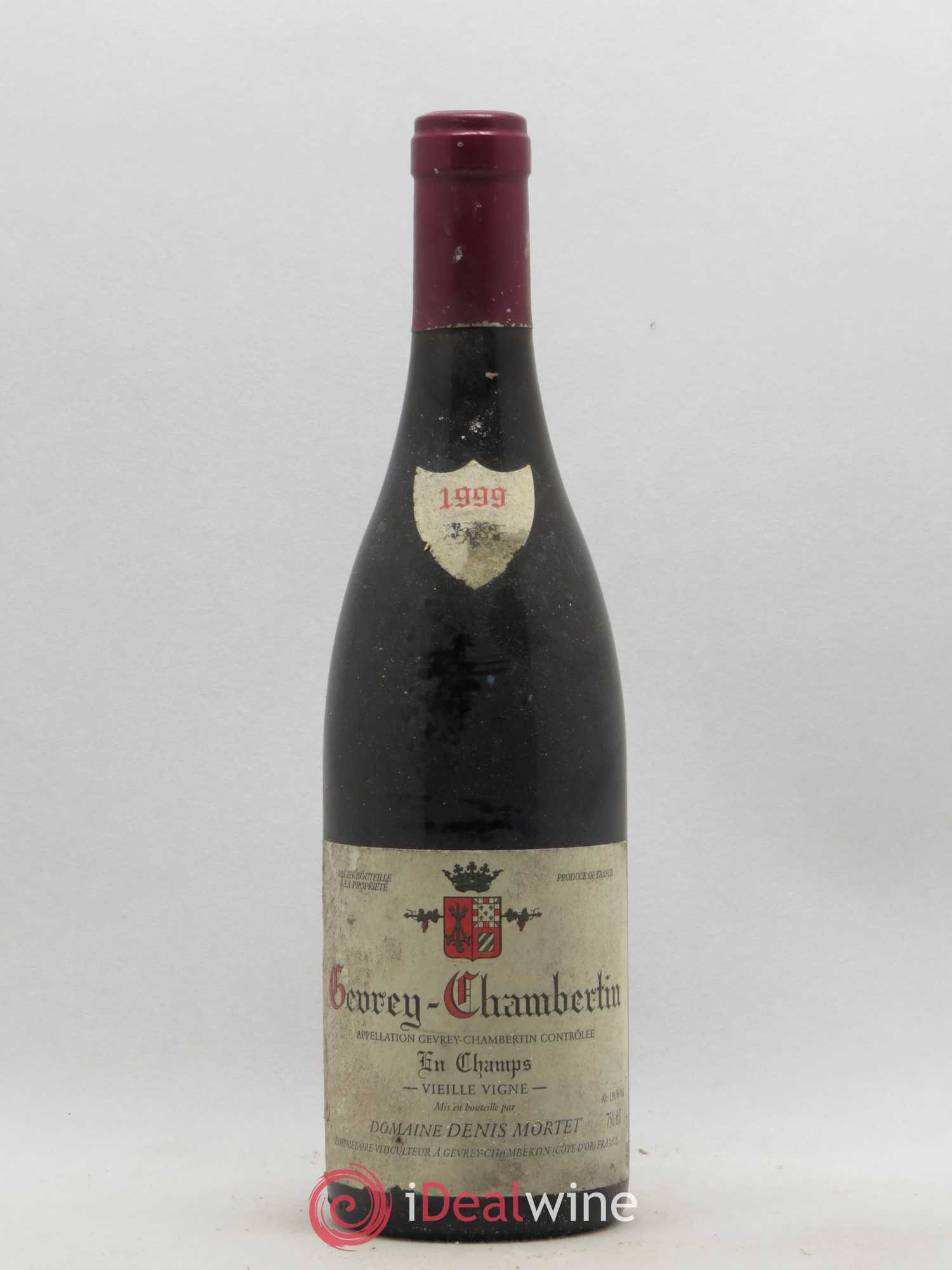 Gevrey-Chambertin En Champs Vieille Vigne Denis Mortet (Domaine) 1999 - Lot de 1 bouteille - 0