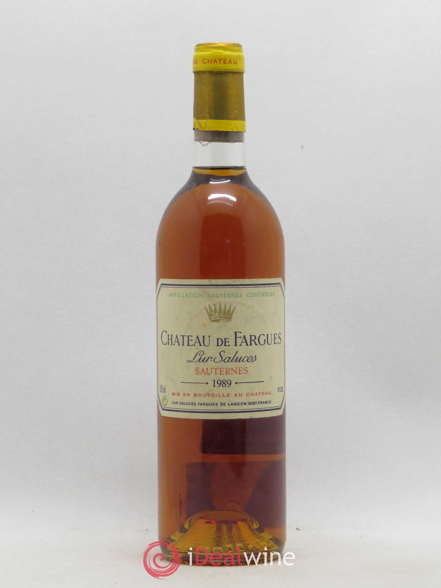Château de Fargues 1989 - Lot de 1 bouteille - 0
