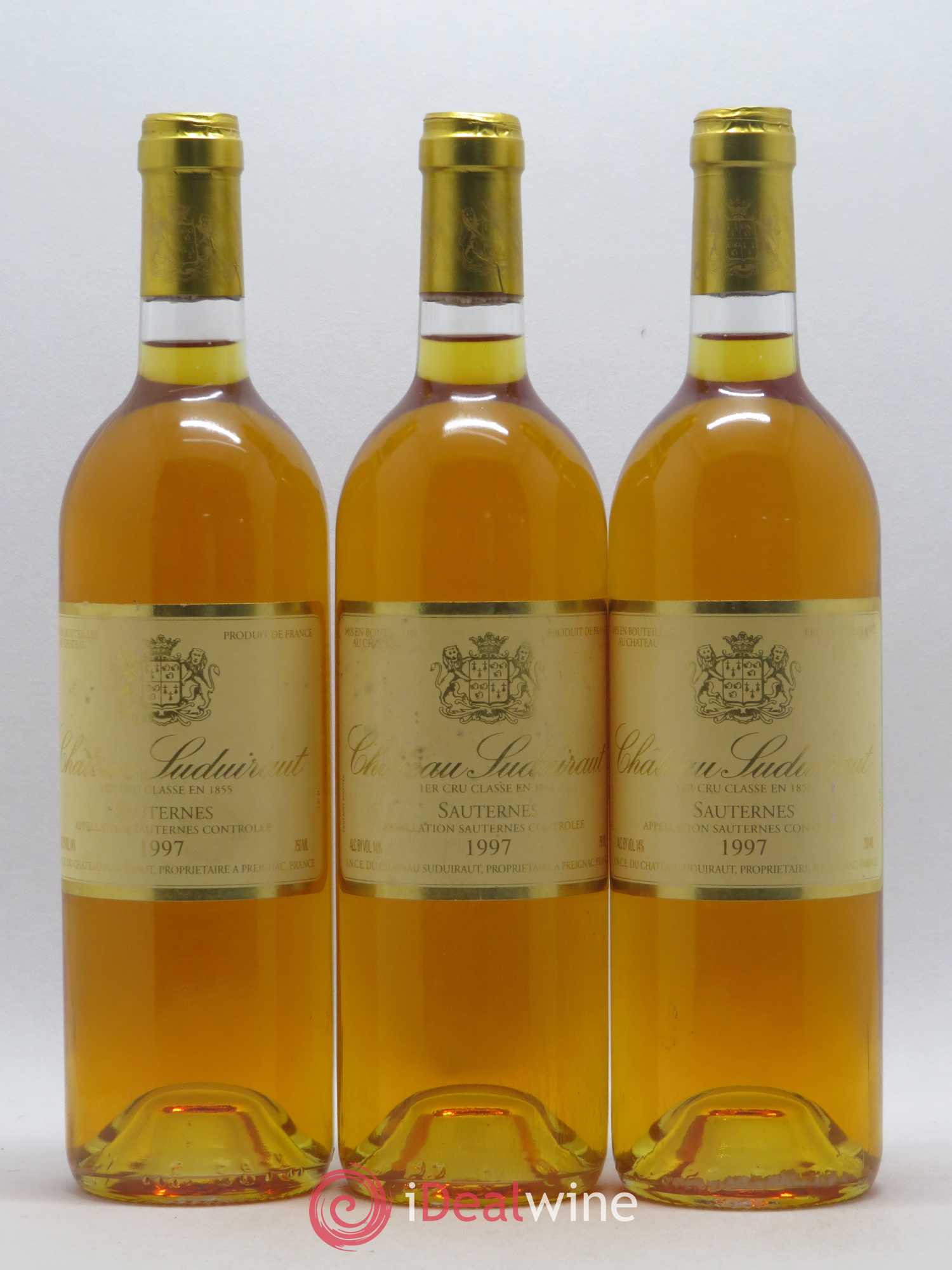 Château Suduiraut 1er Grand Cru Classé 1997 - Lotto di 3 bottiglie - 0