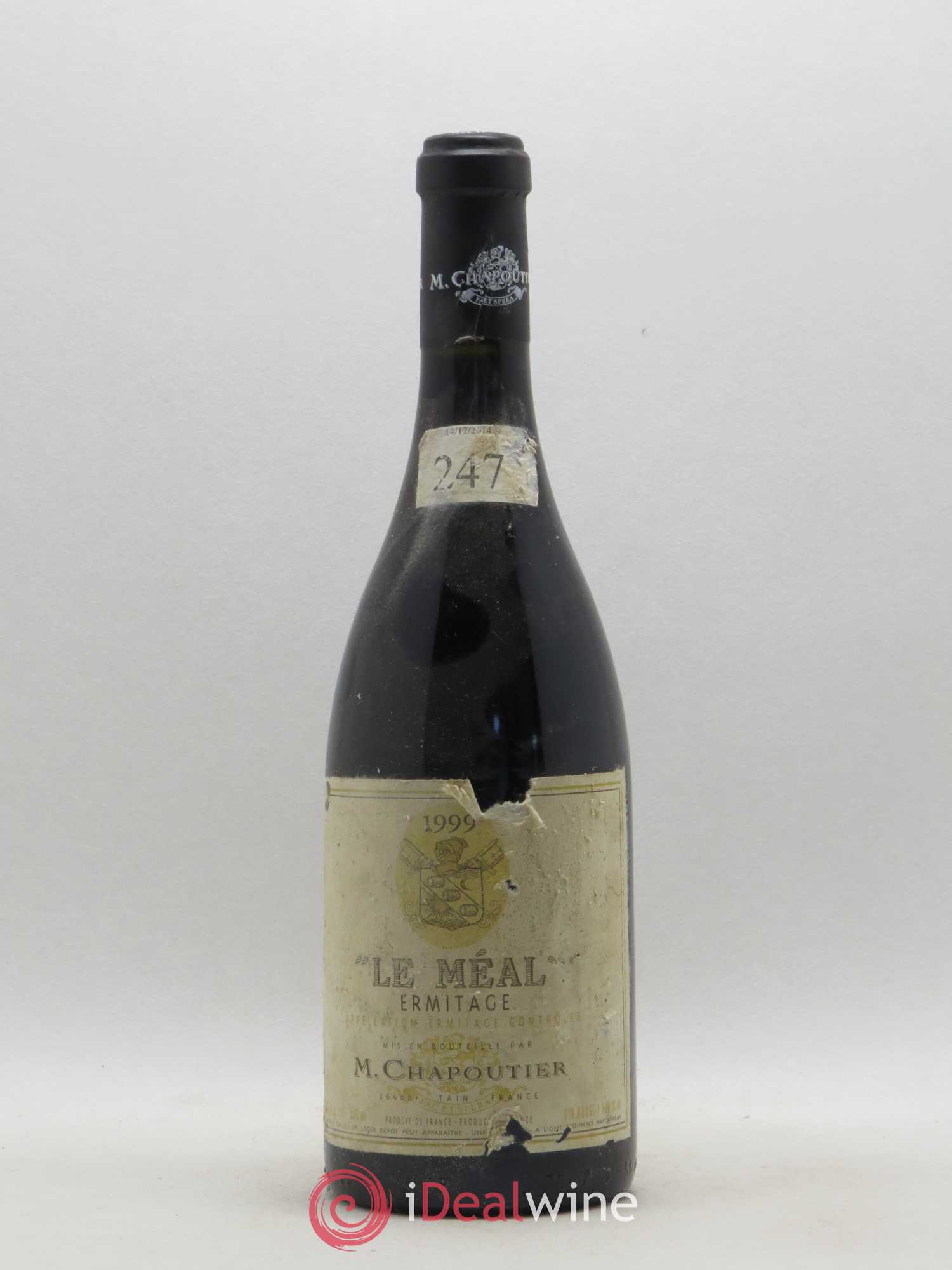 Hermitage Ermitage Le Méal Chapoutier 1999 - Lot de 1 bouteille - 0