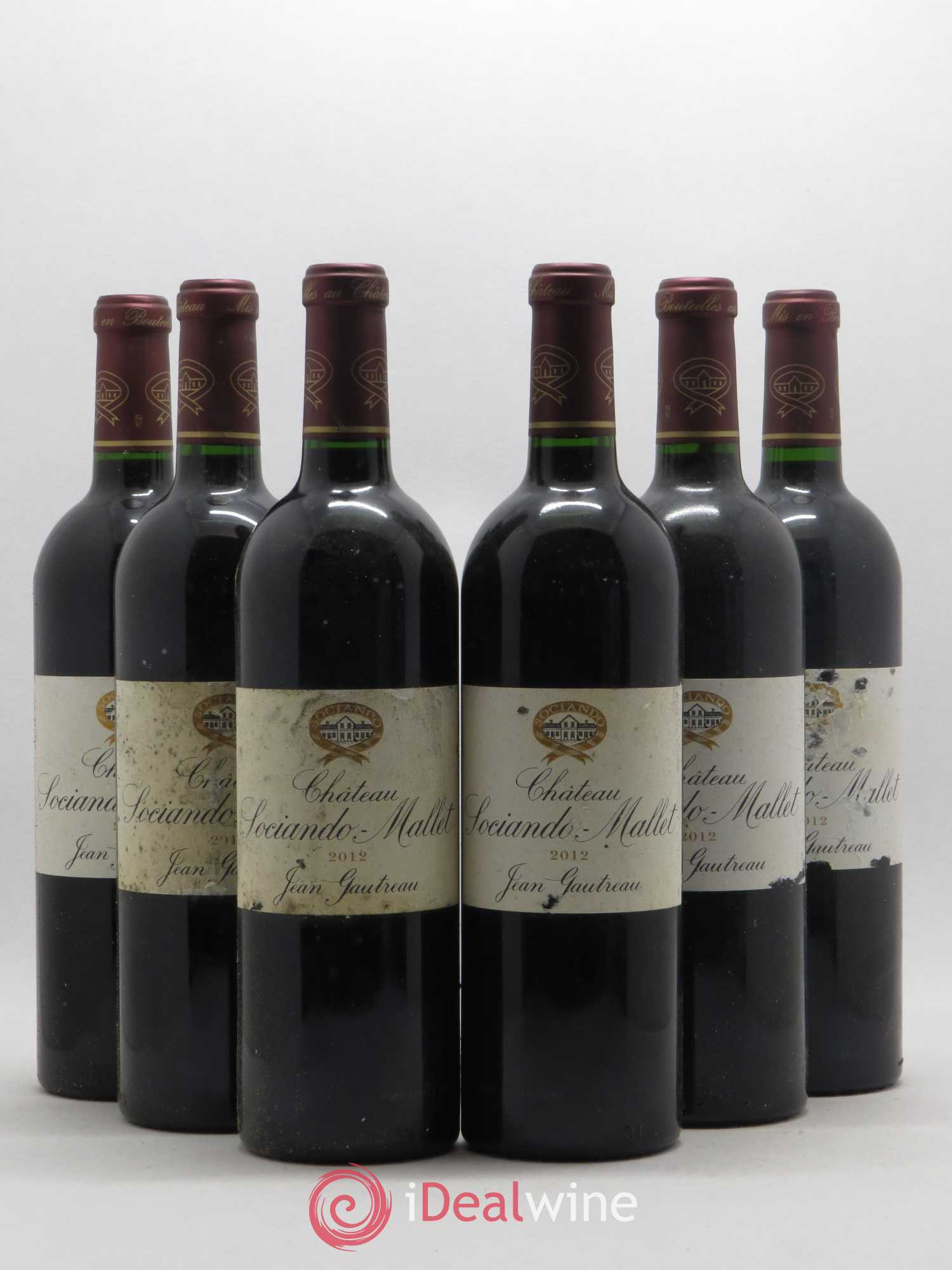 Château Sociando Mallet 2012 - Lot de 6 bouteilles - 0