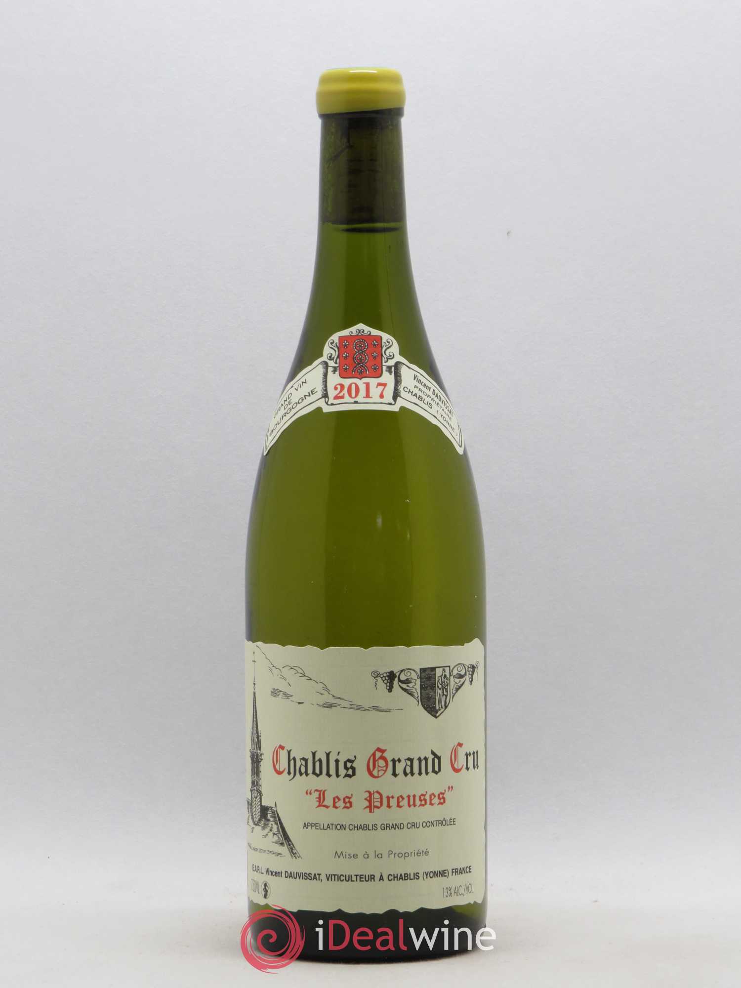 Chablis Grand Cru Les Preuses Vincent Dauvissat (Domaine) 2017 - Lot de 1 bouteille - 0