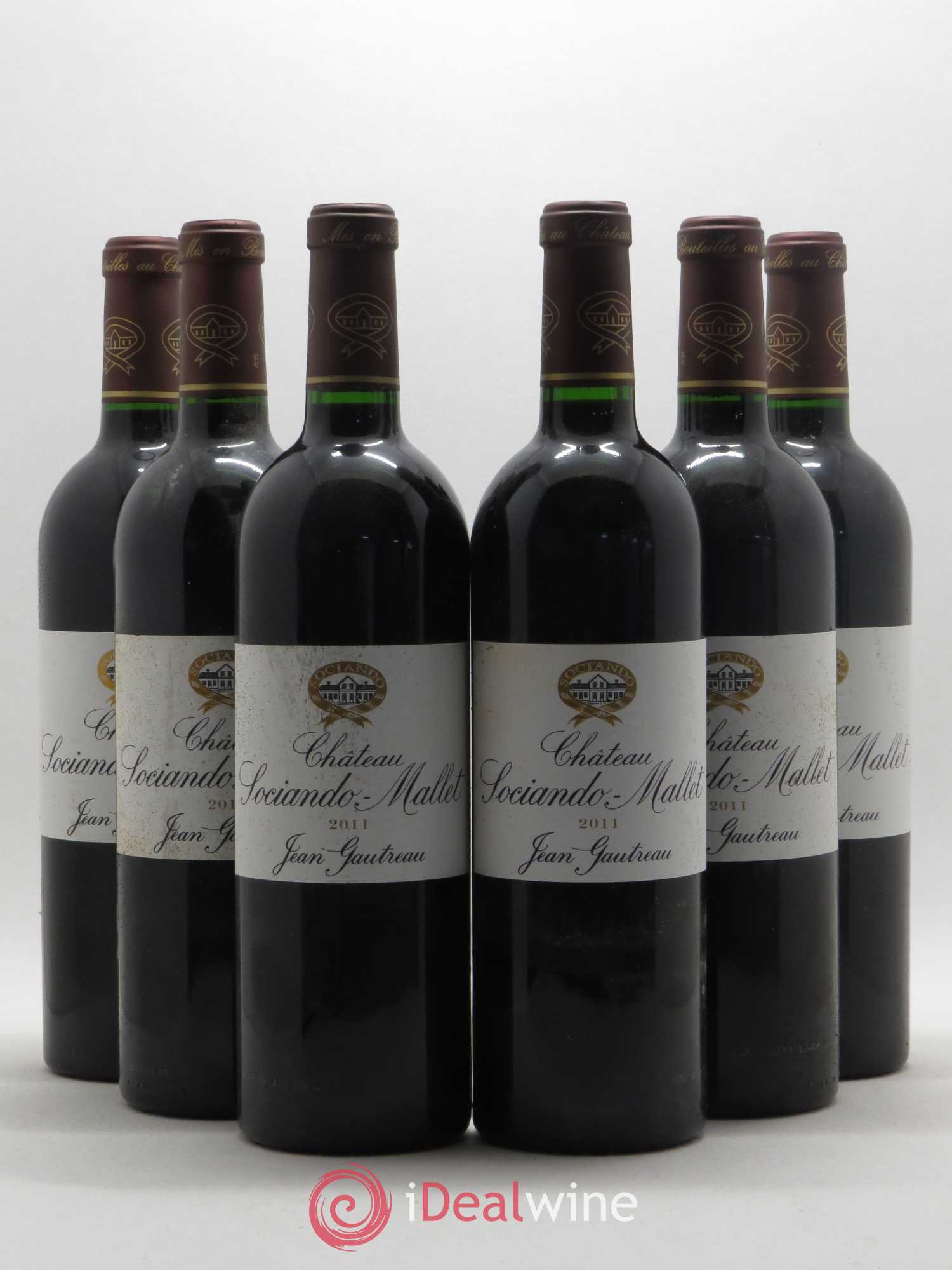 Château Sociando Mallet 2011 - Lot de 6 bouteilles - 0