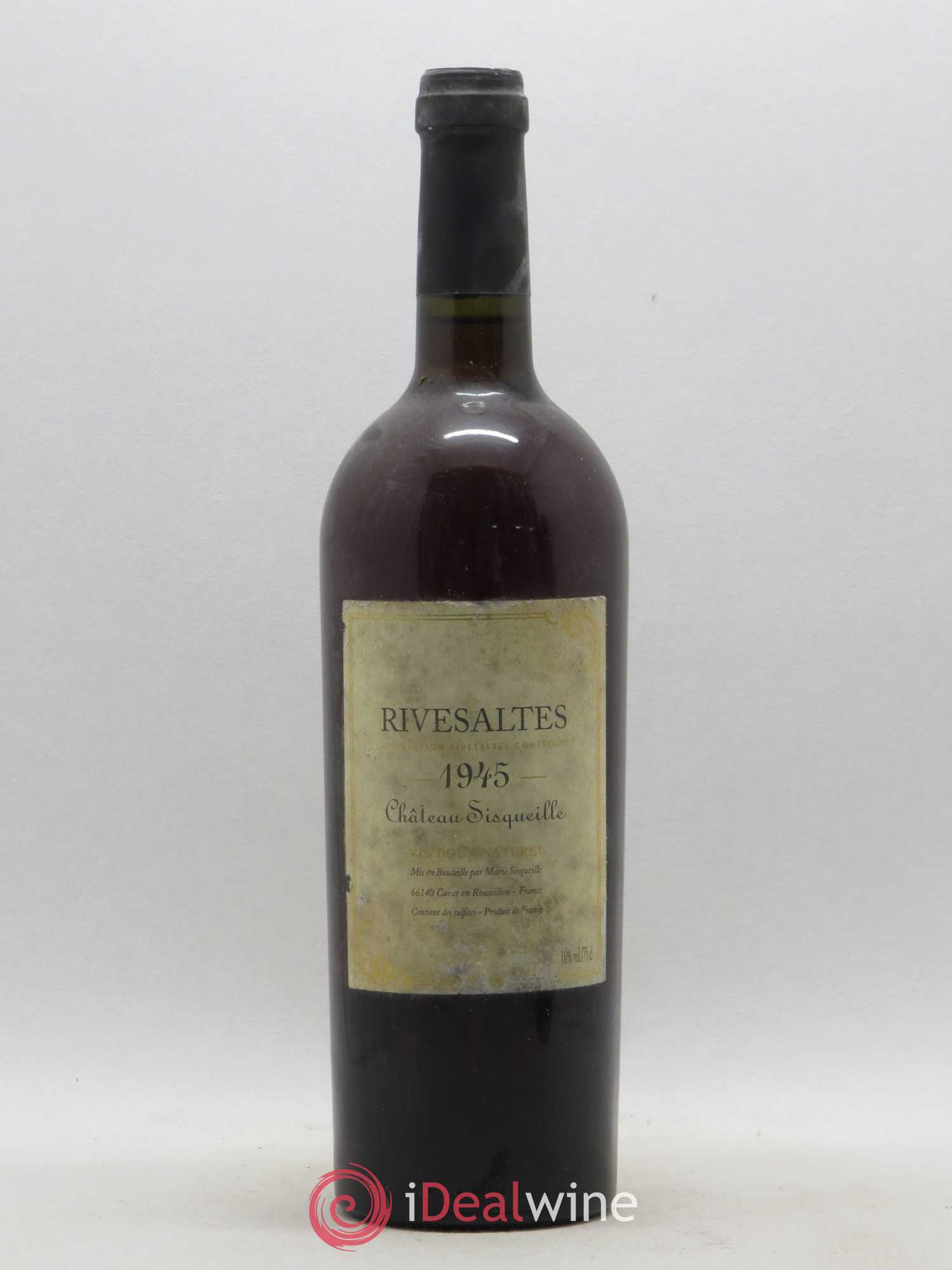 Rivesaltes Château Sisqueille 1945 - Lot de 1 bouteille - 0