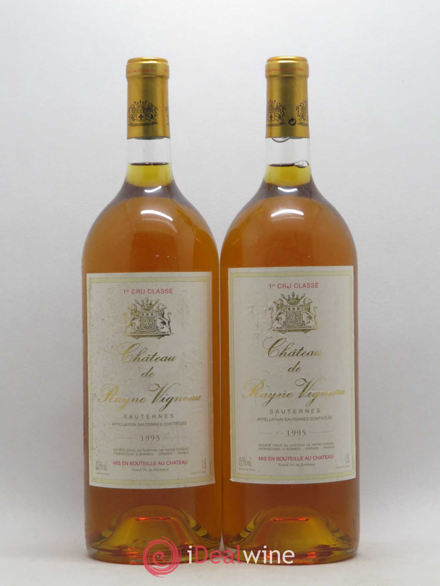 Château de Rayne Vigneau 1er Grand Cru Classé 1995 - Lotto di 2 magnum - 0