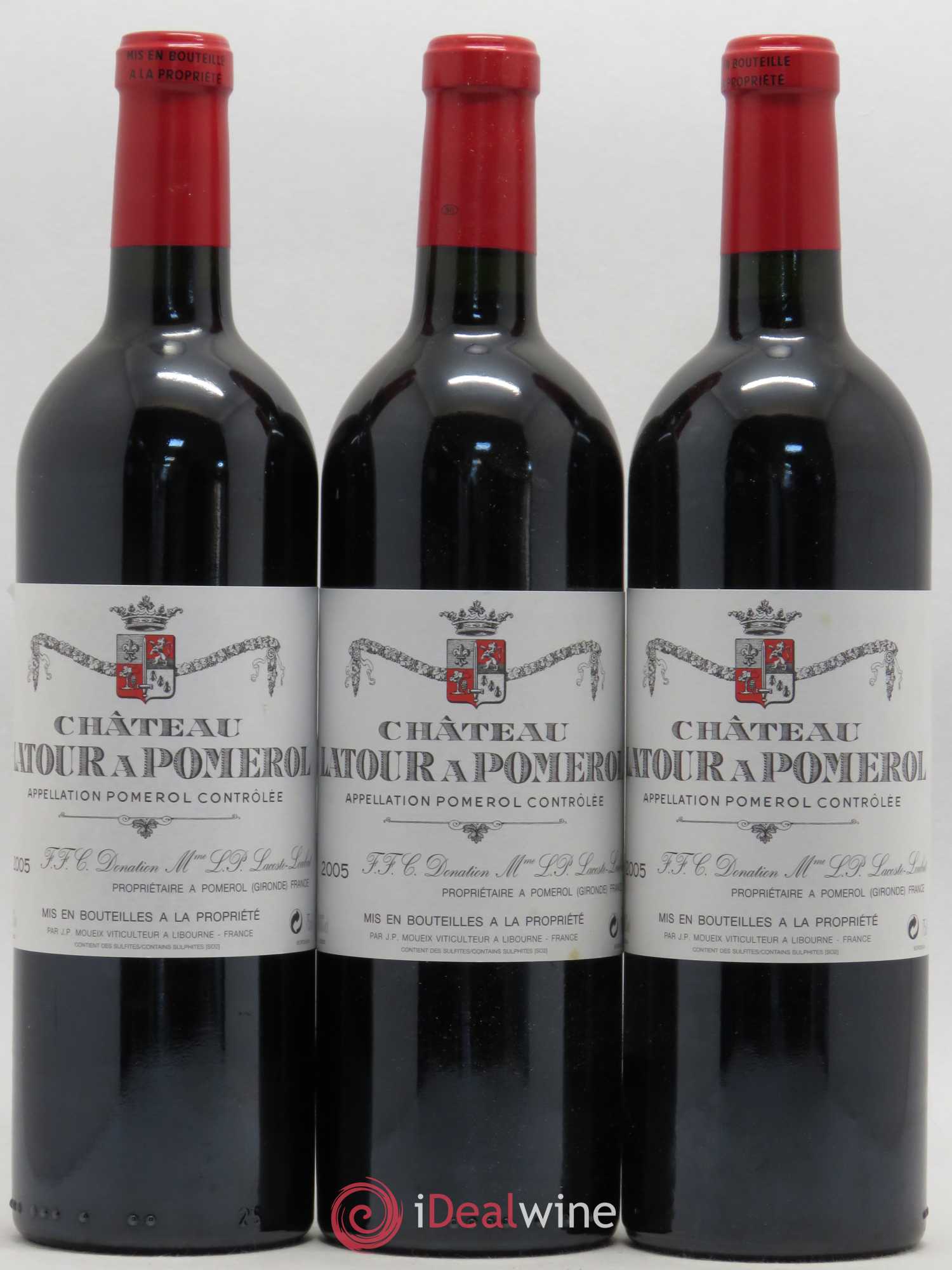 Château Latour à Pomerol 2005 - Lot de 6 bouteilles - 1