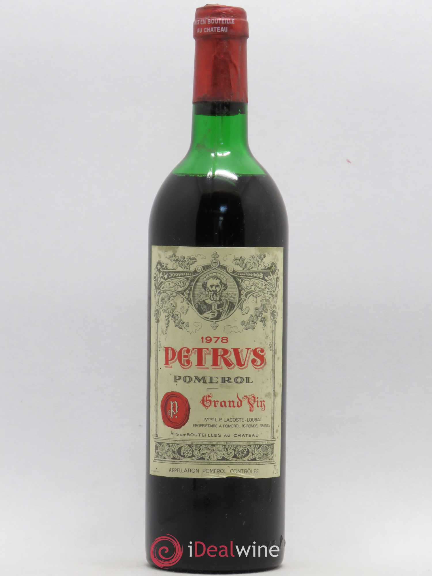 Petrus 1978 - Lot de 1 bouteille - 0
