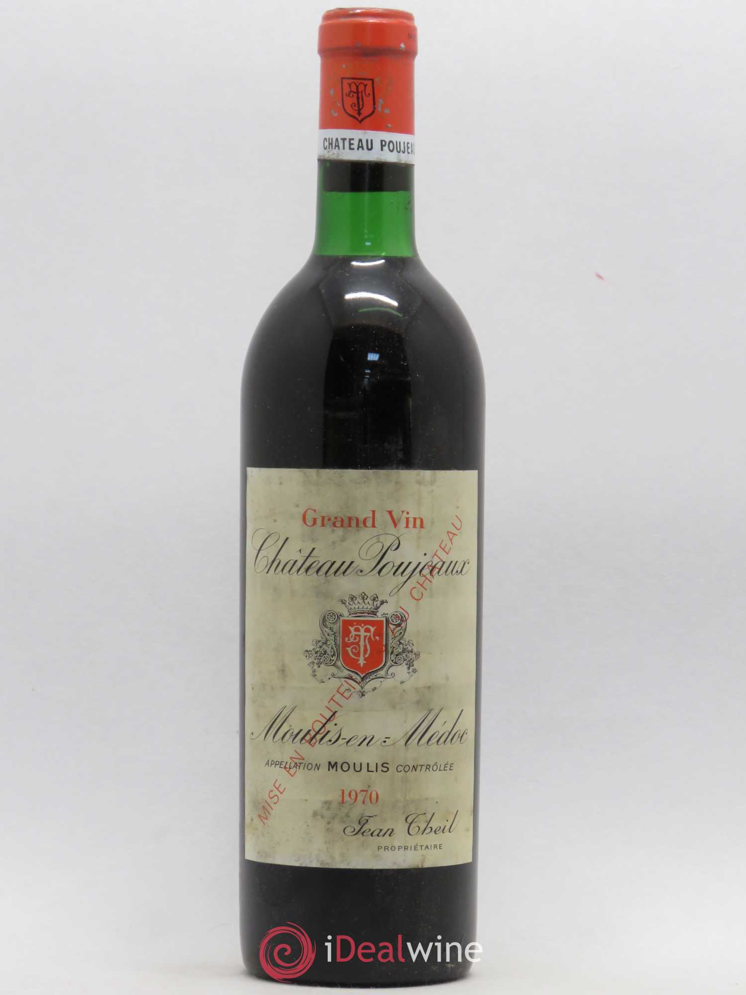 Château Poujeaux 1970 - Lot de 1 bouteille - 0