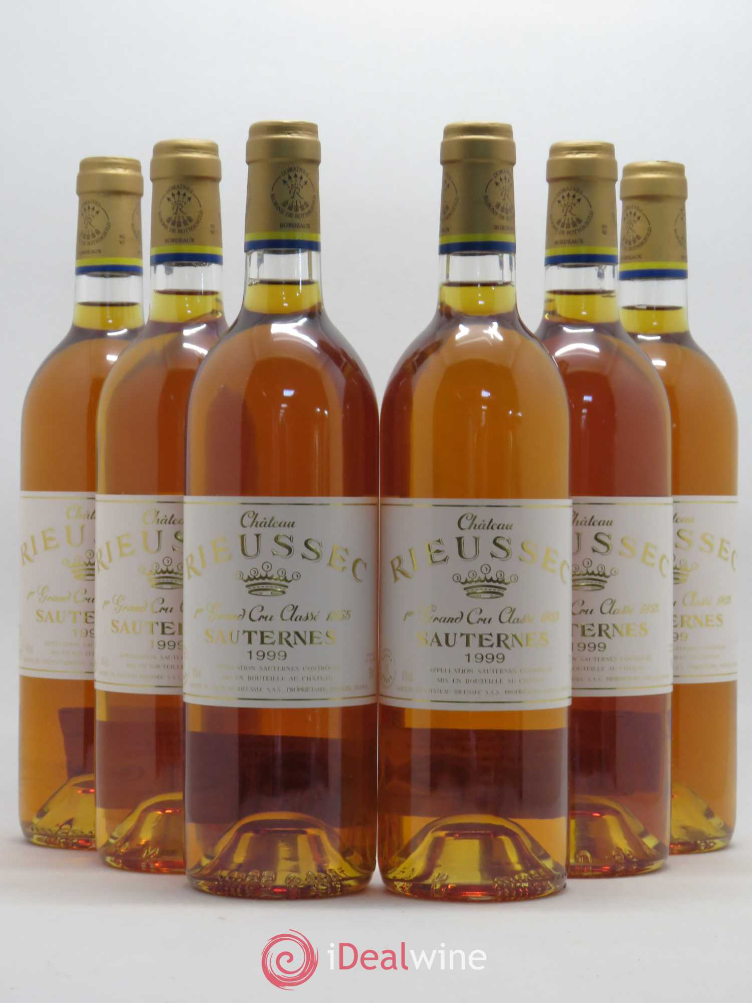 Château Rieussec 1er Grand Cru Classé 1999 - Lotto di 6 bottiglie - 0