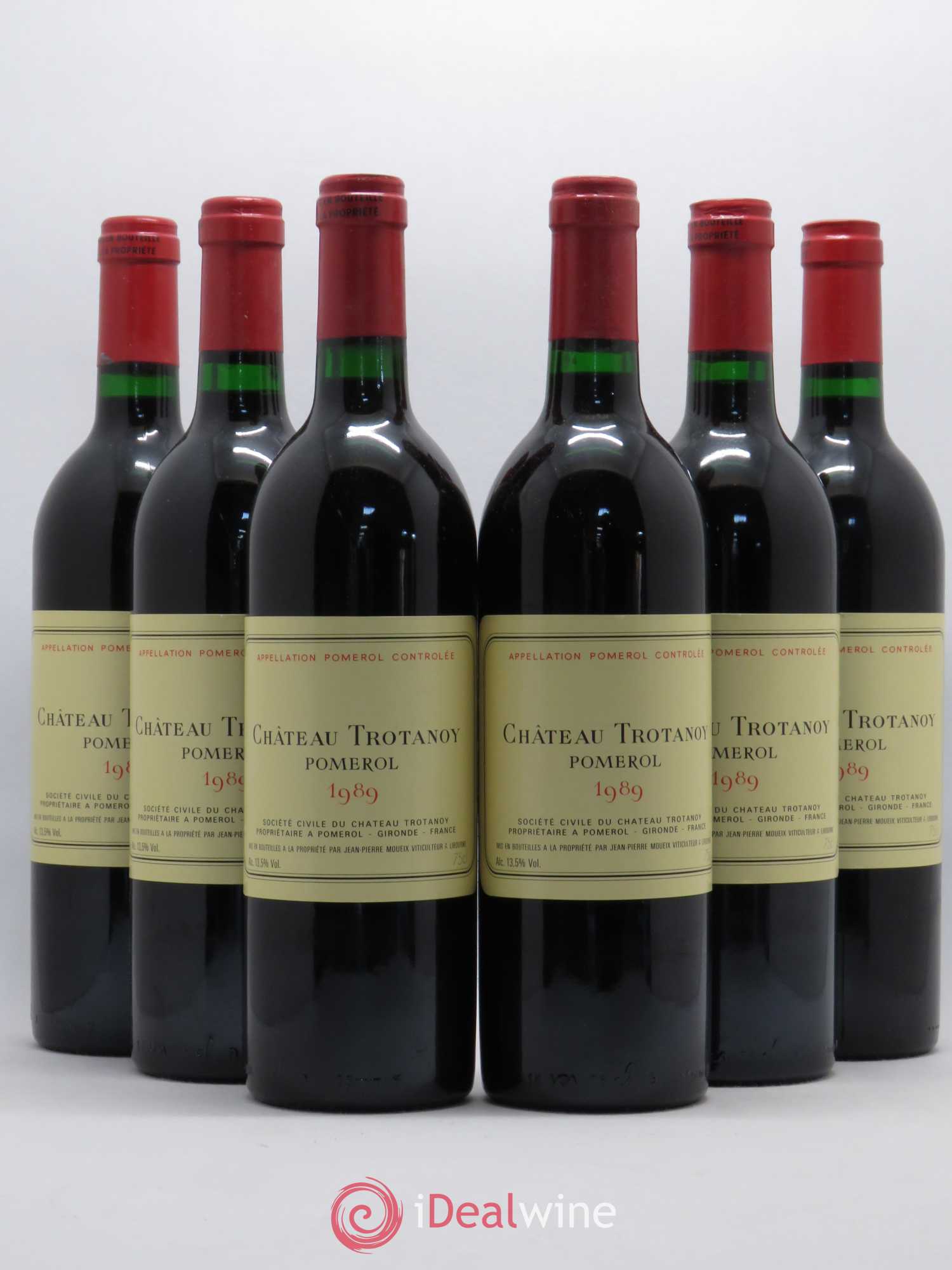 Château Trotanoy 1989 - Lot de 6 bouteilles - 0