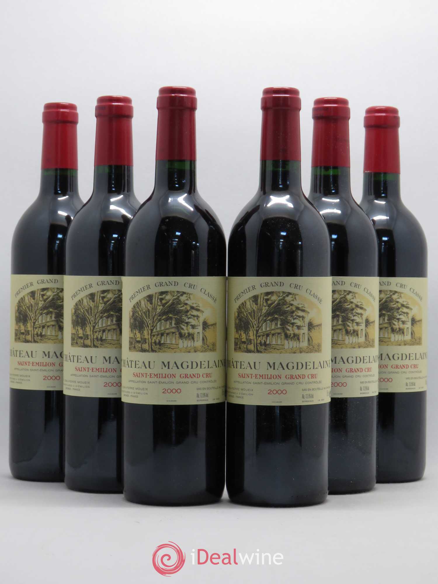 Château Magdelaine 2000 - Lot de 6 bouteilles - 0
