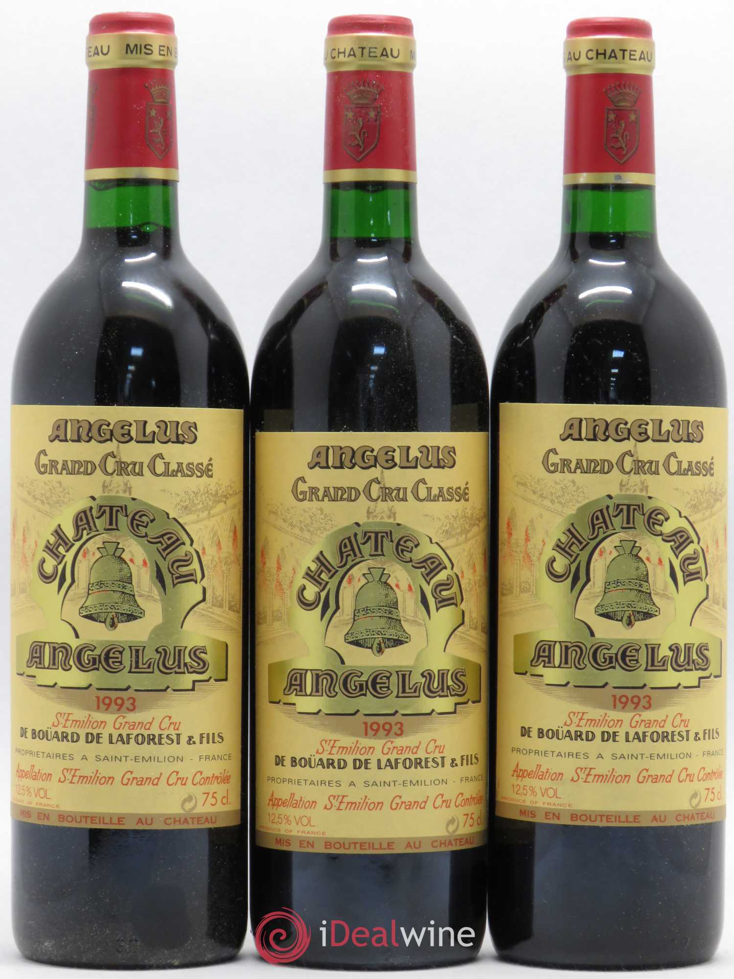 Château Angélus 1er Grand Cru Classé A 1993 - Lot de 12 bouteilles - 3