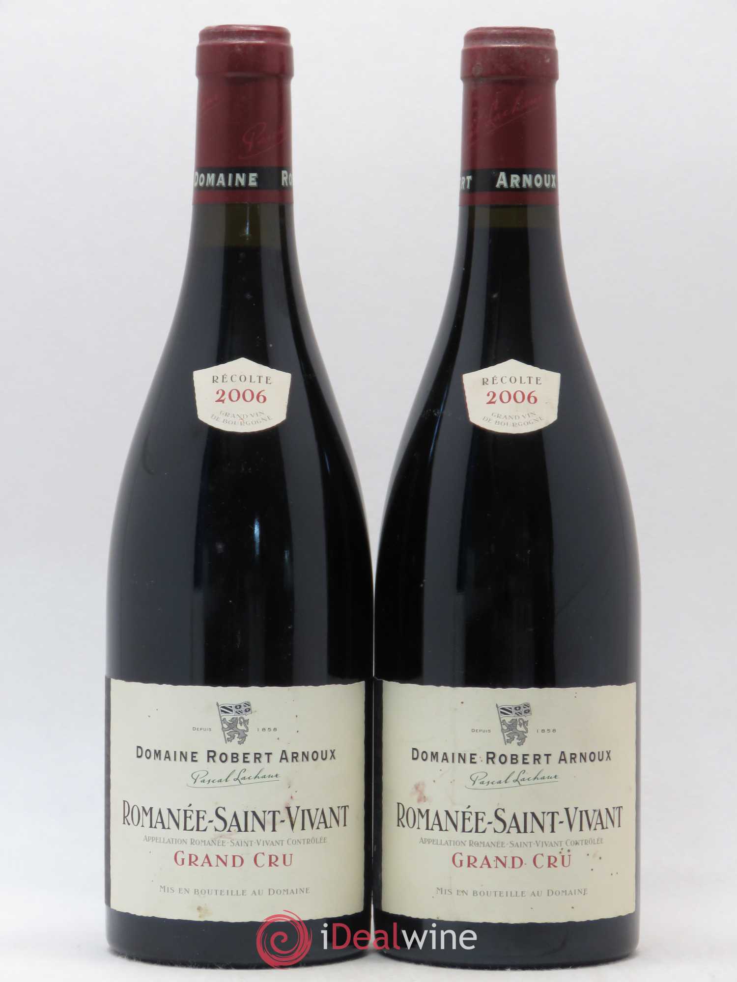 Romanée-Saint-Vivant Grand Cru Domaine Robert Arnoux 2006 - Lot de 2 bouteilles - 0