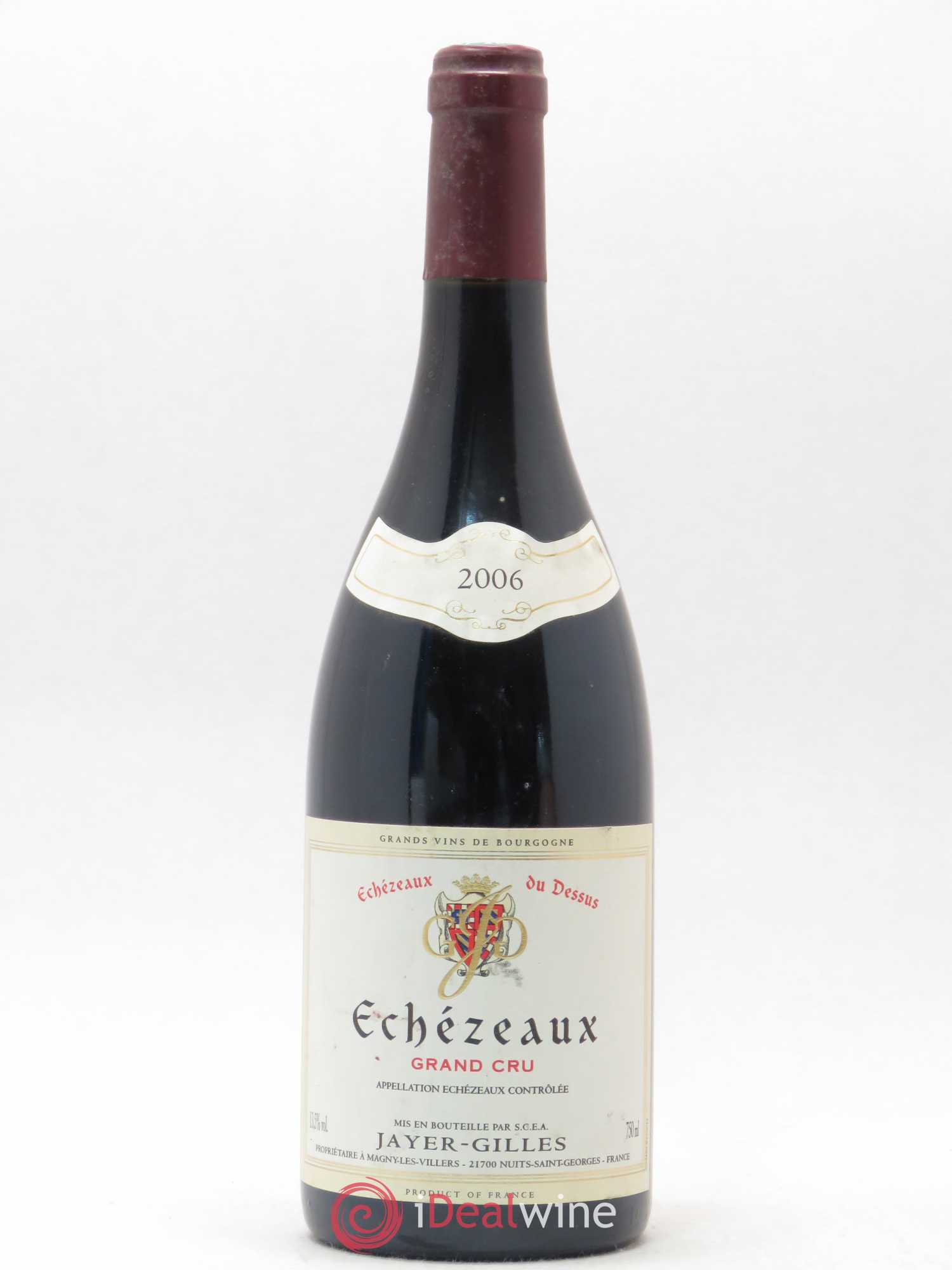 Echezeaux Grand Cru Jayer-Gilles 2006 - Lot de 1 bouteille - 0